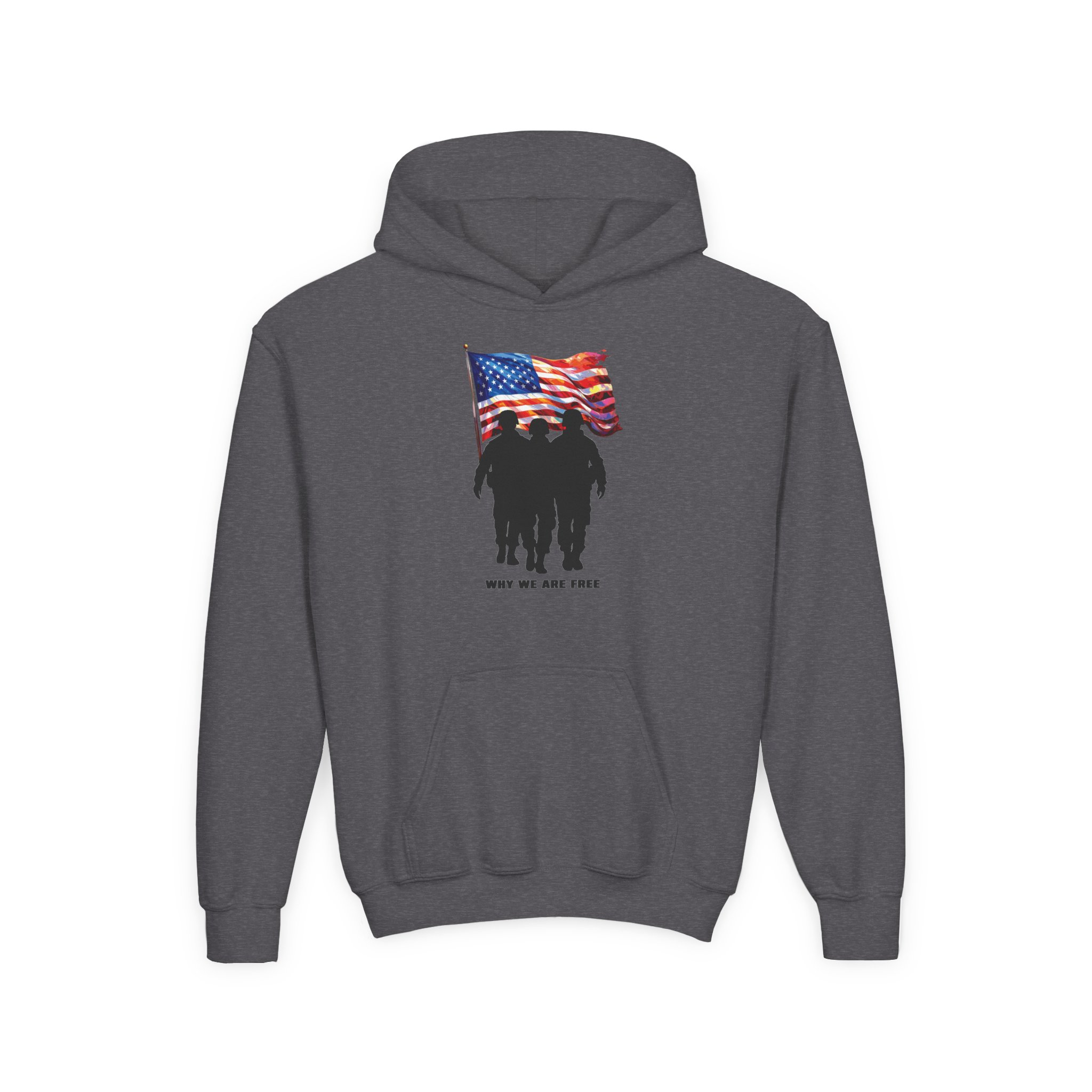 USA Spirit Youth Hoodie Sweatshirt - Image 33