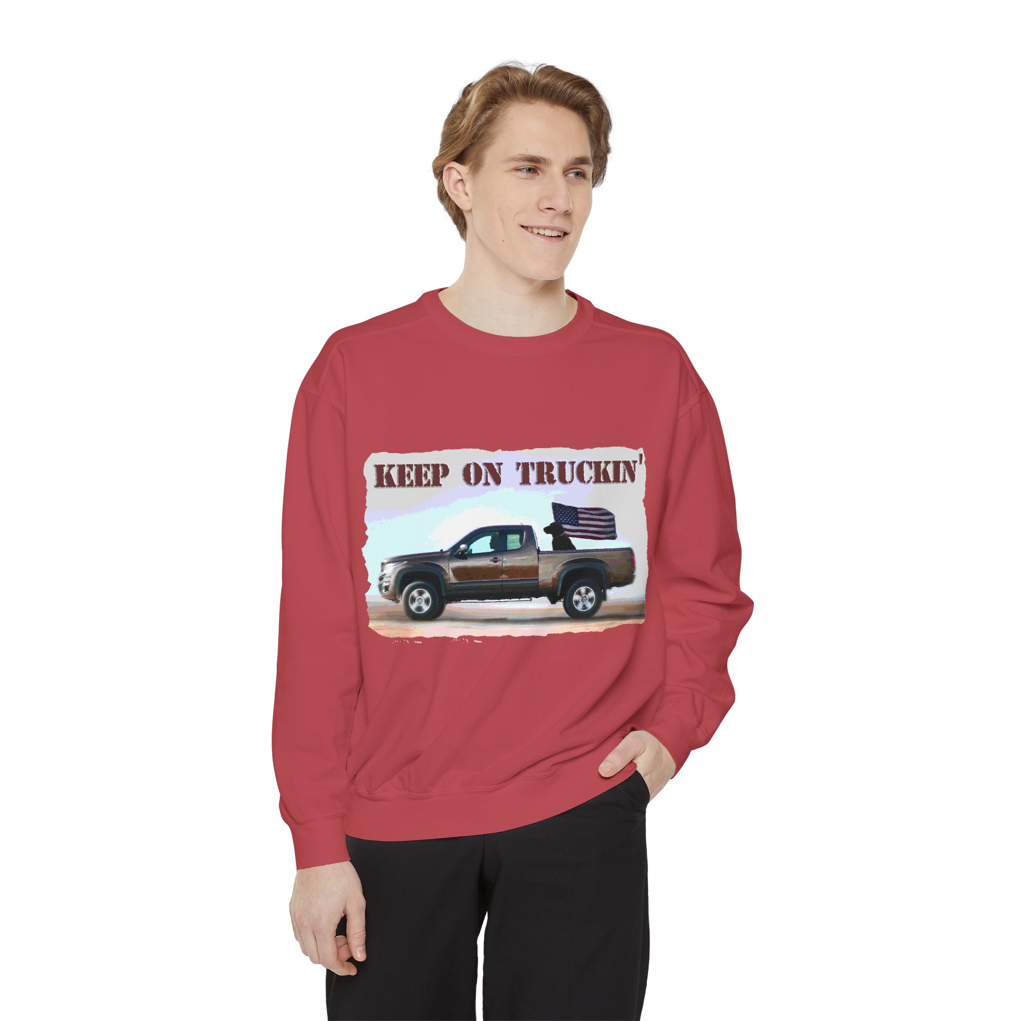 Sweatshirt Keep On Truckin' Vintage Unisex - Image 67