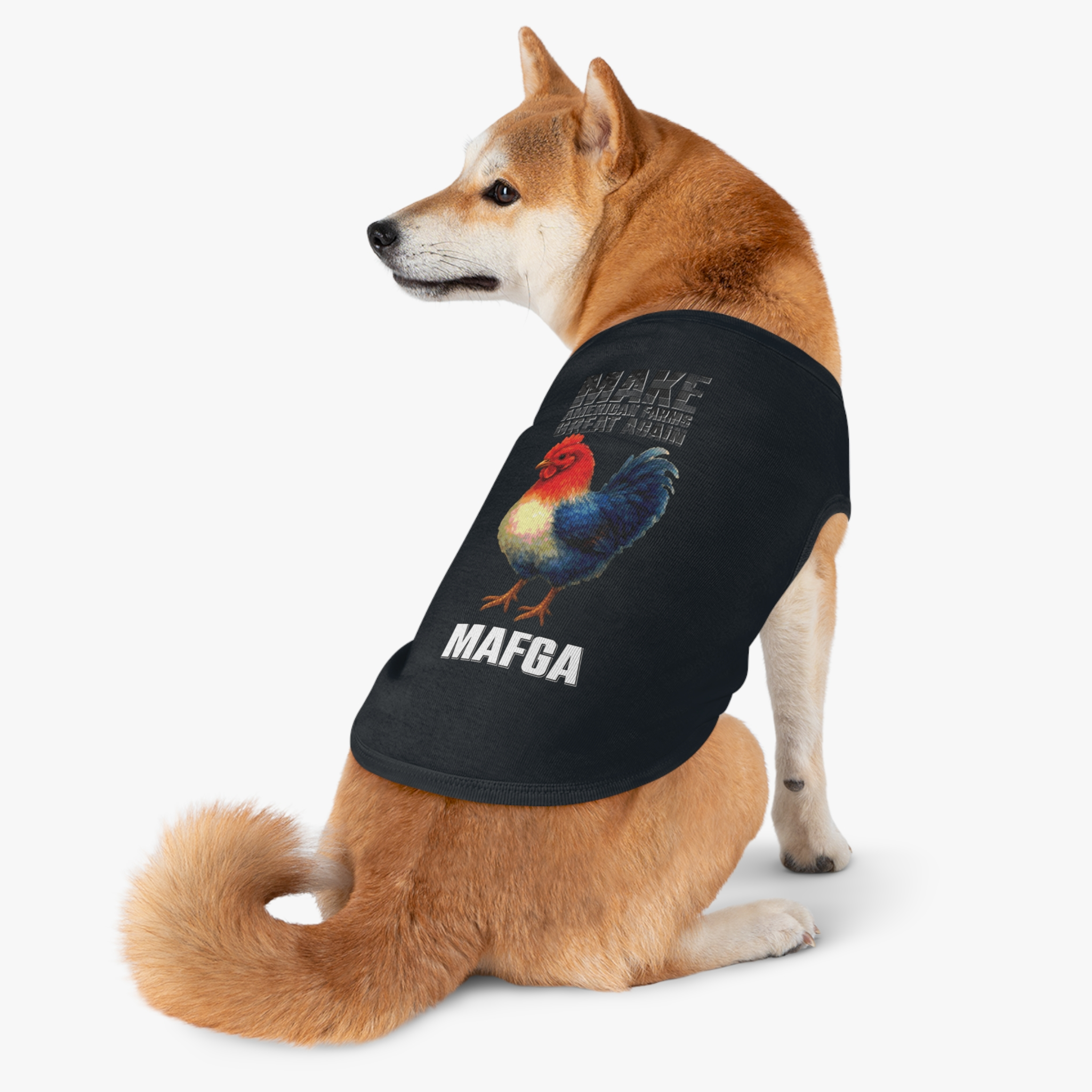 Colorful Rooster Pet Tank Top, Cute Dog Shirt, Funny Pet Apparel, Summer Pet Outfit, Gift for Pet Lovers, Cute Animal Clothing - Image 15