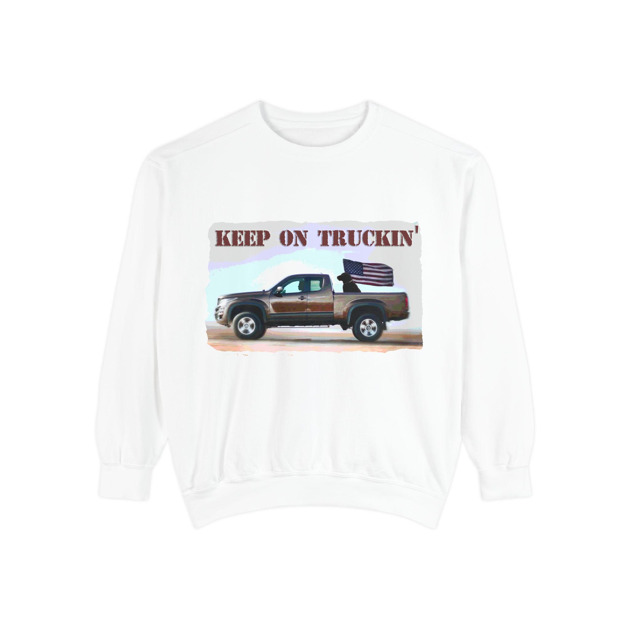 Sweatshirt Keep On Truckin' Vintage Unisex