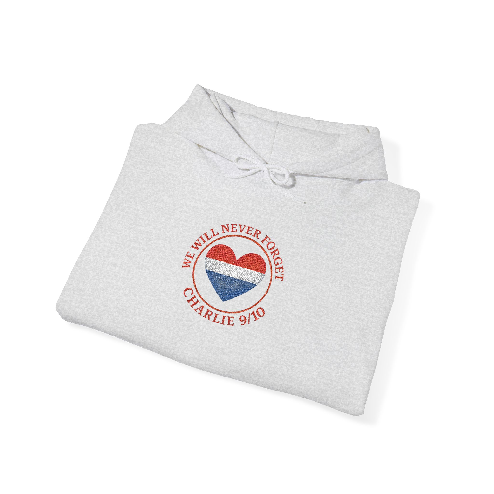 Hooded Sweatshirt - Never Forget Charlie Kirk Design - Image 12