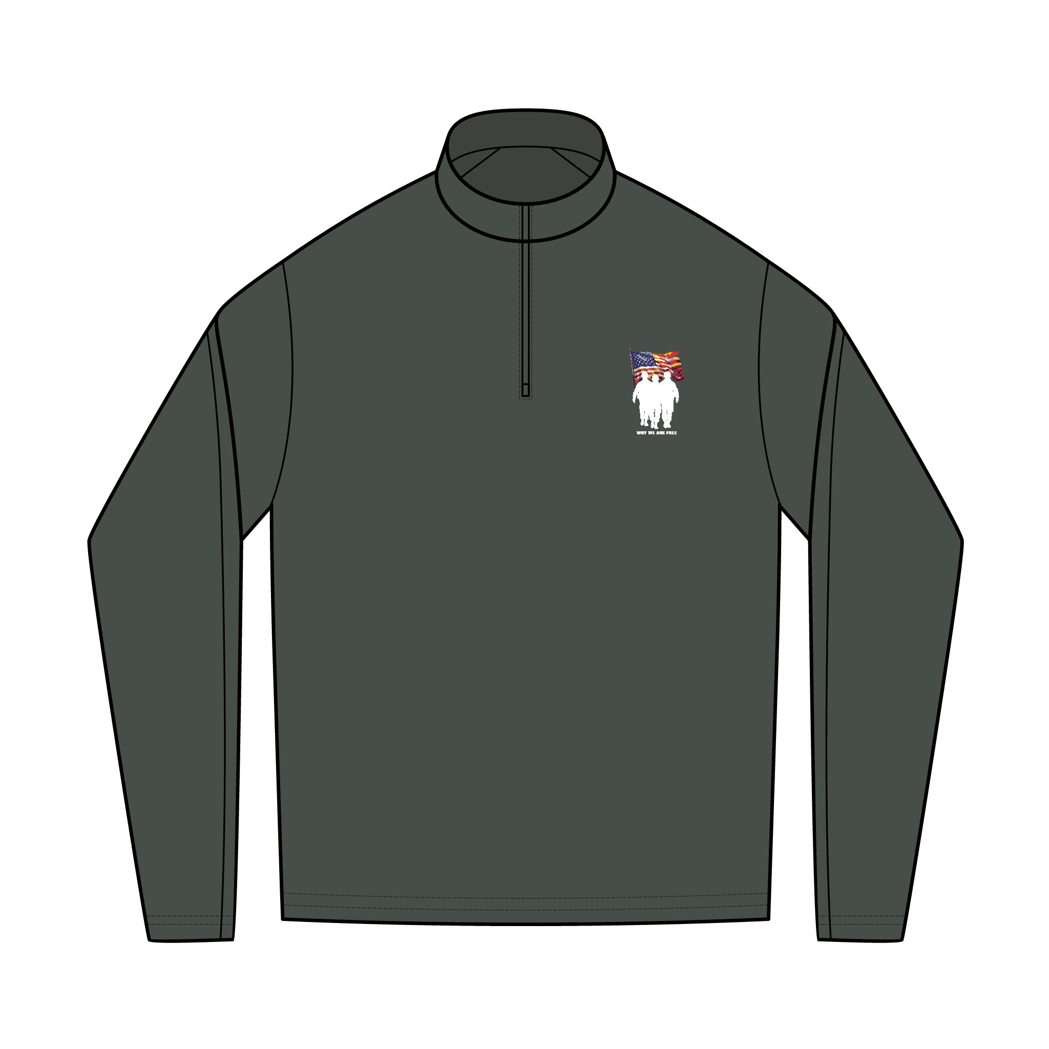 Quarter-Zip Pullover - Freedom Embroidery - Image 3