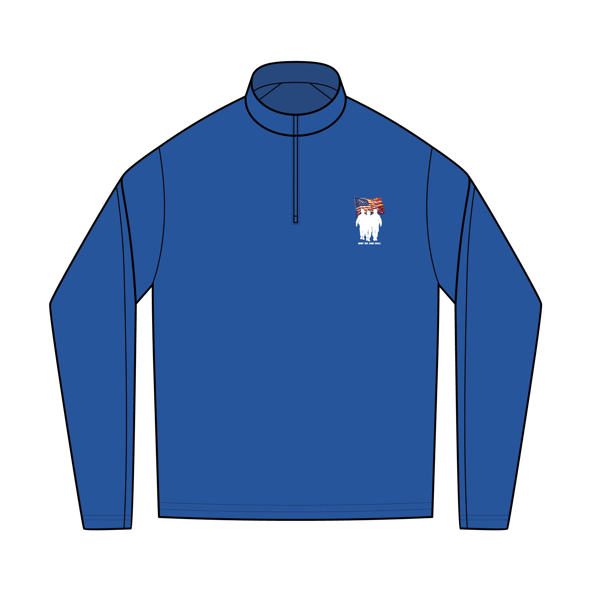 Quarter-Zip Pullover - Freedom Embroidery - Image 4