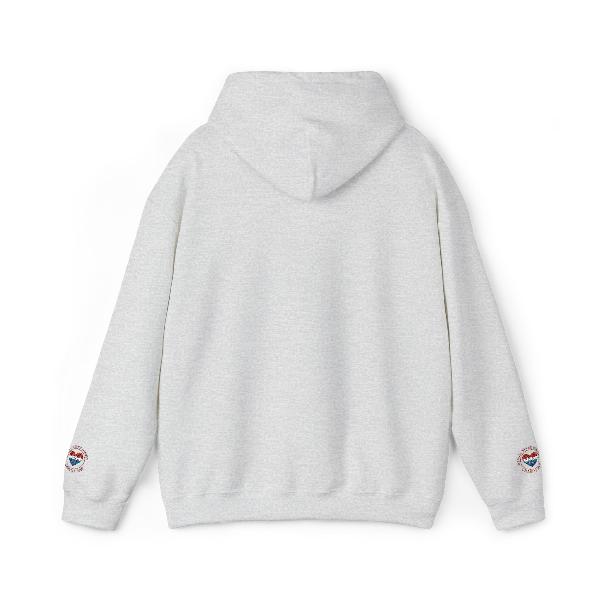 Hooded Sweatshirt - Never Forget Charlie Kirk Design - Image 10