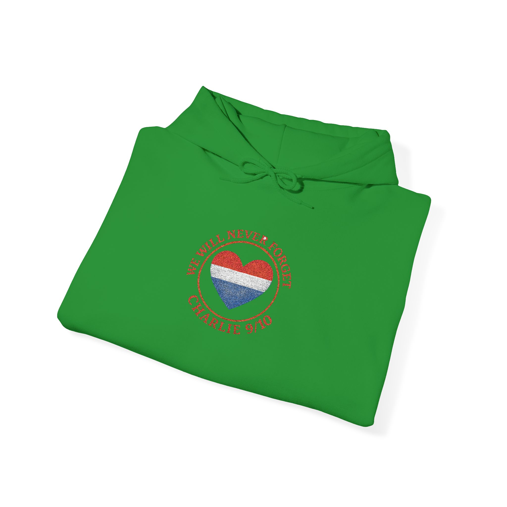 Hooded Sweatshirt - Never Forget Charlie Kirk Design - Image 24