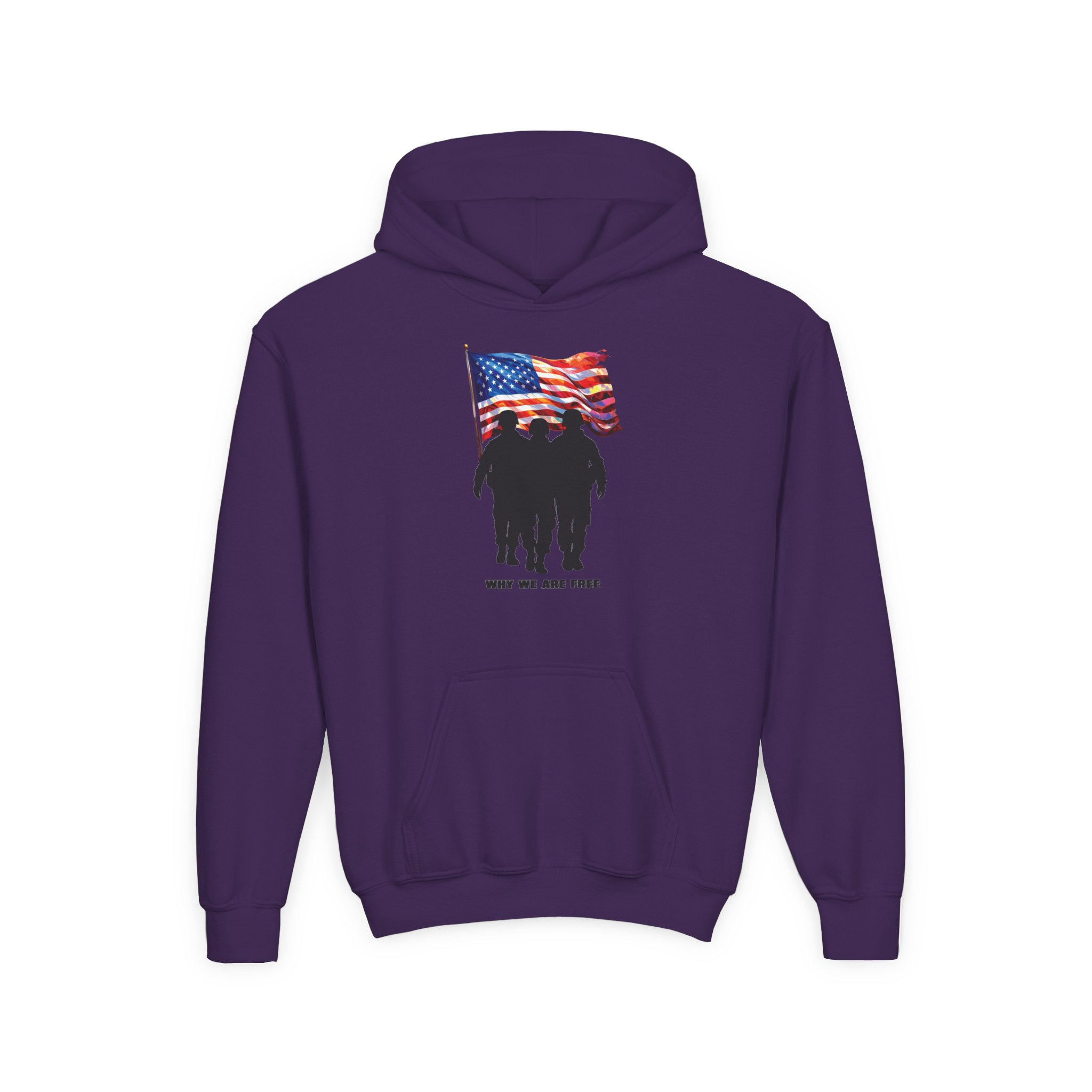 USA Spirit Youth Hoodie Sweatshirt - Image 49