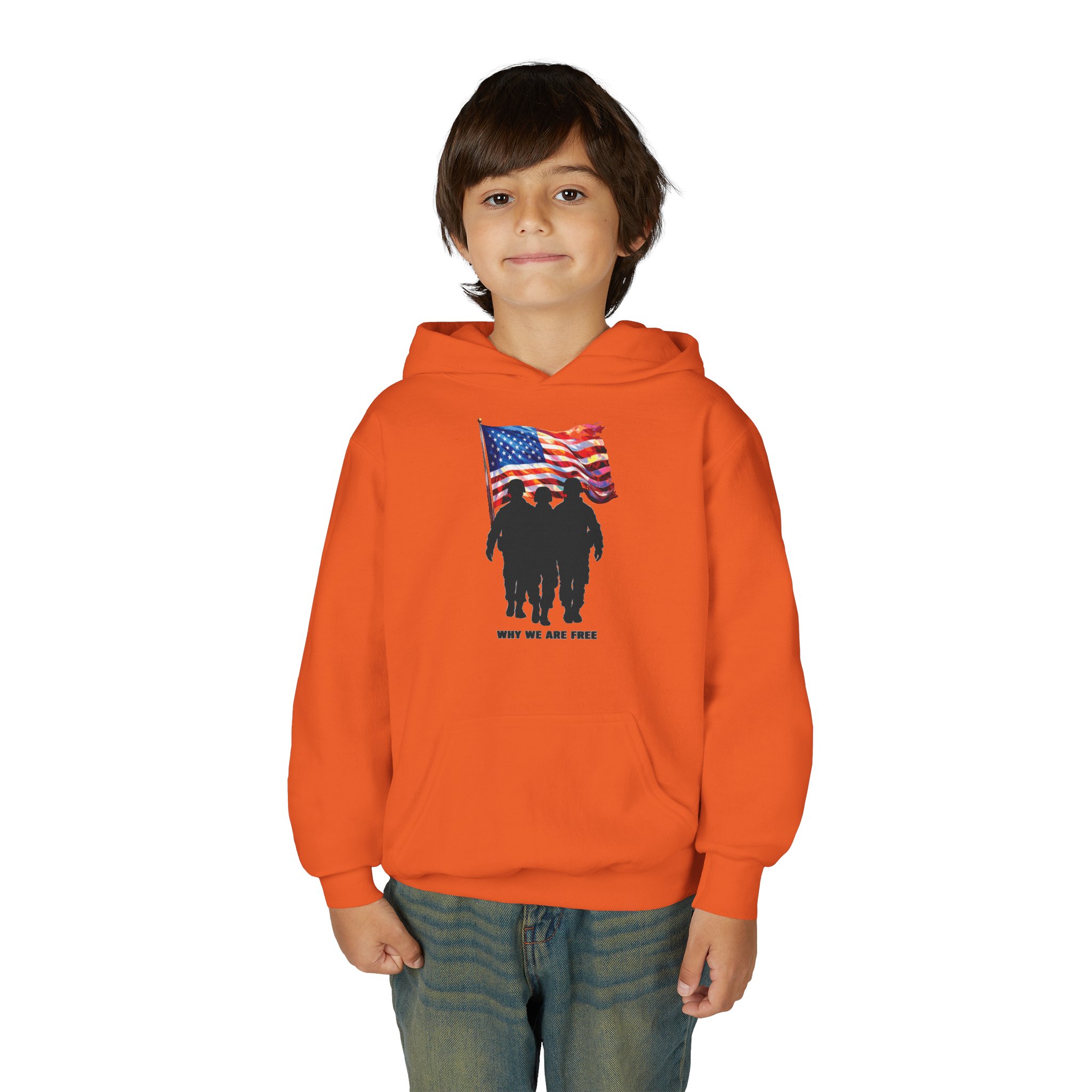USA Spirit Youth Hoodie Sweatshirt - Image 19