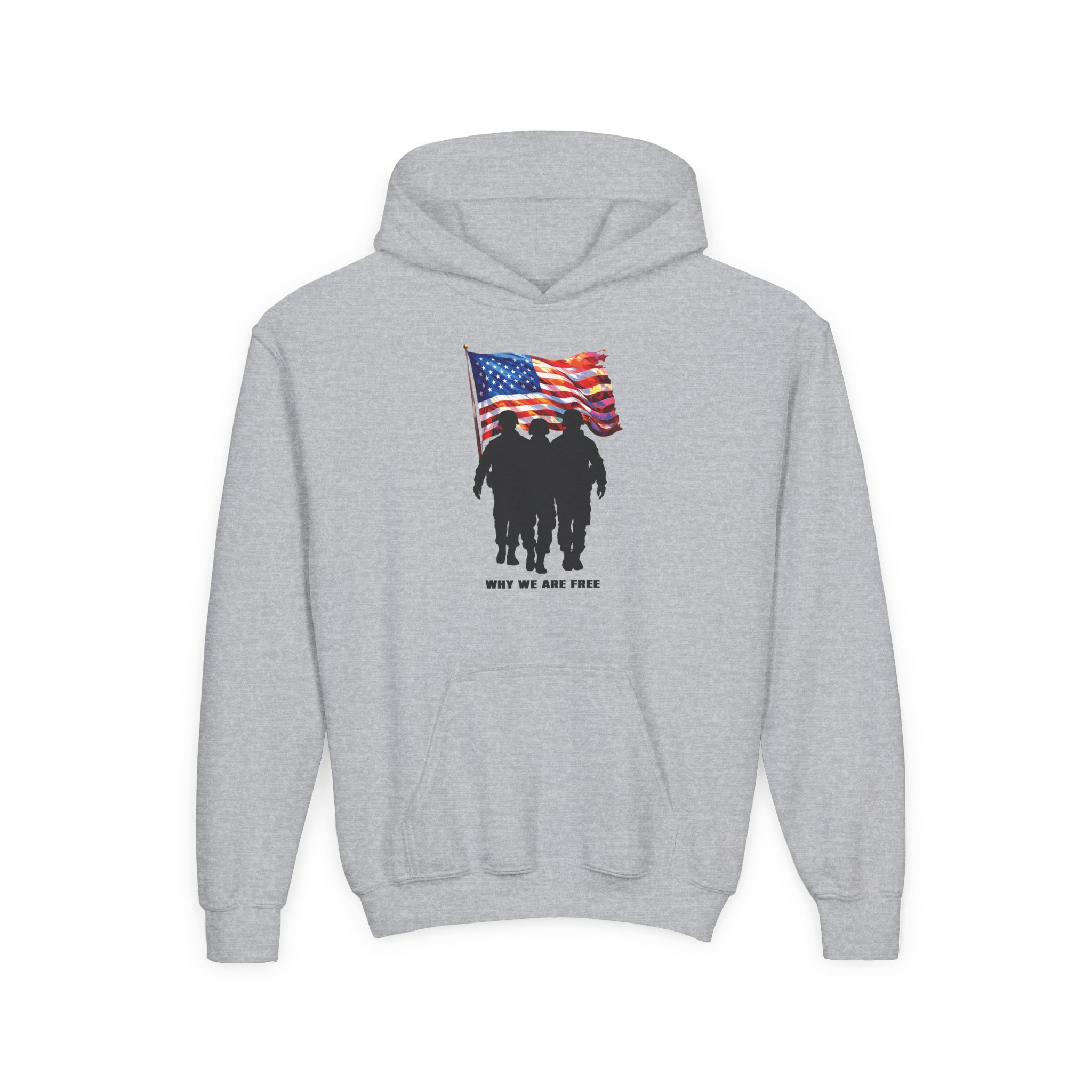 USA Spirit Youth Hoodie Sweatshirt - Image 9