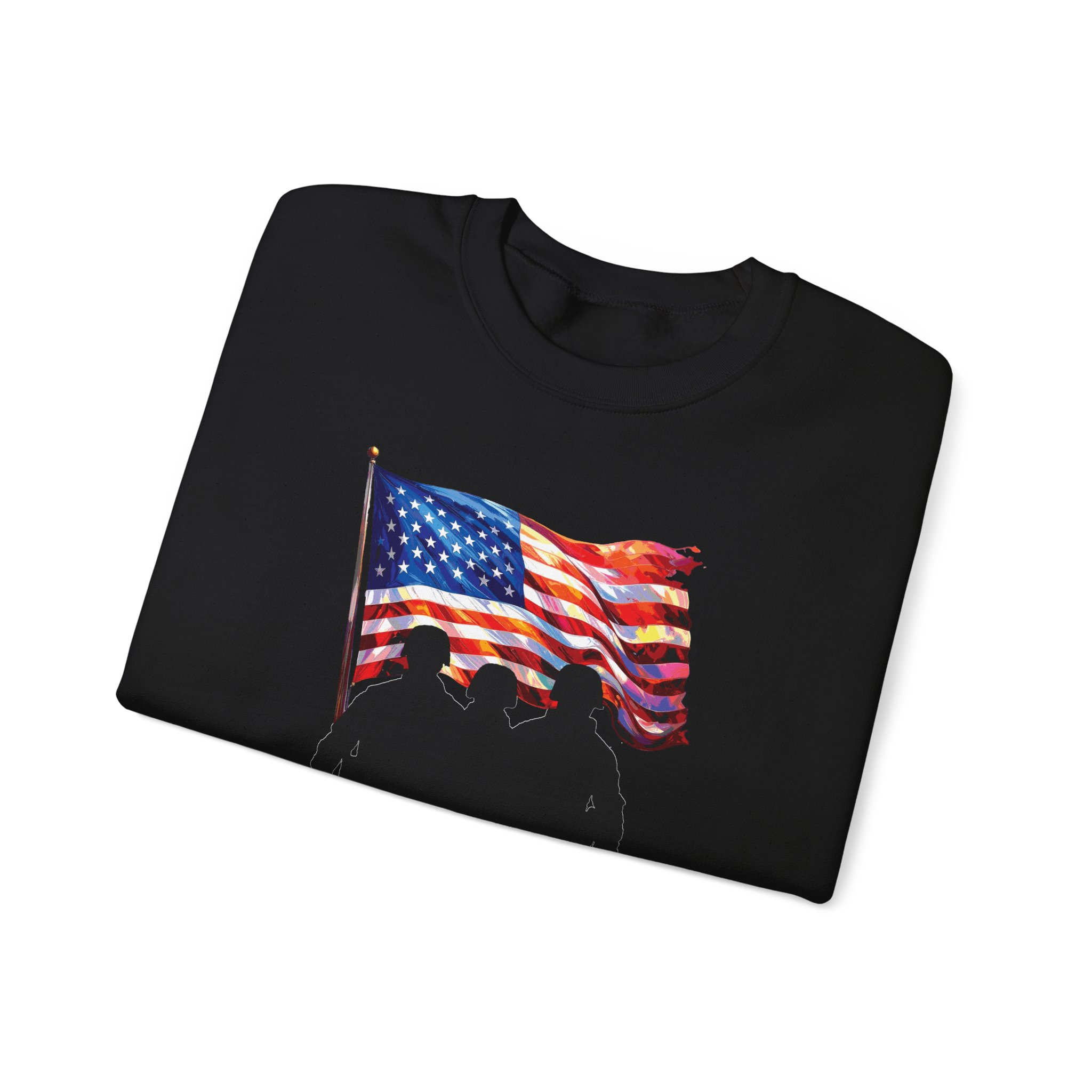 Patriotic Sweatshirt - USA Spirit, Military Appreciation - Image 19