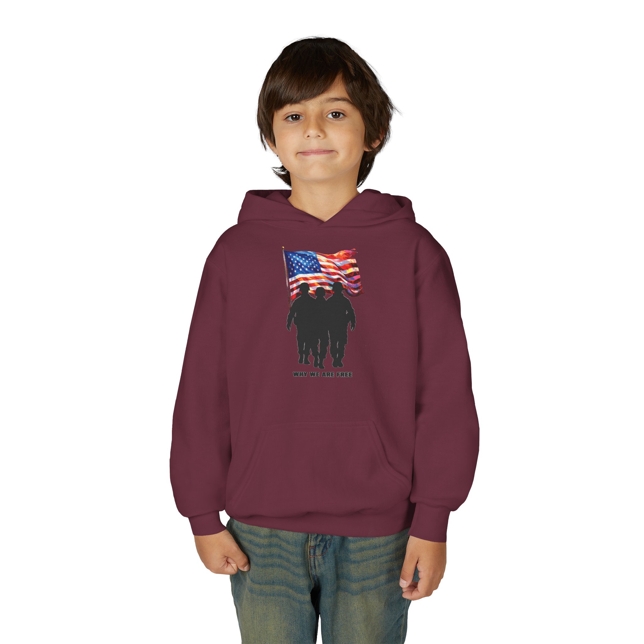 USA Spirit Youth Hoodie Sweatshirt - Image 23