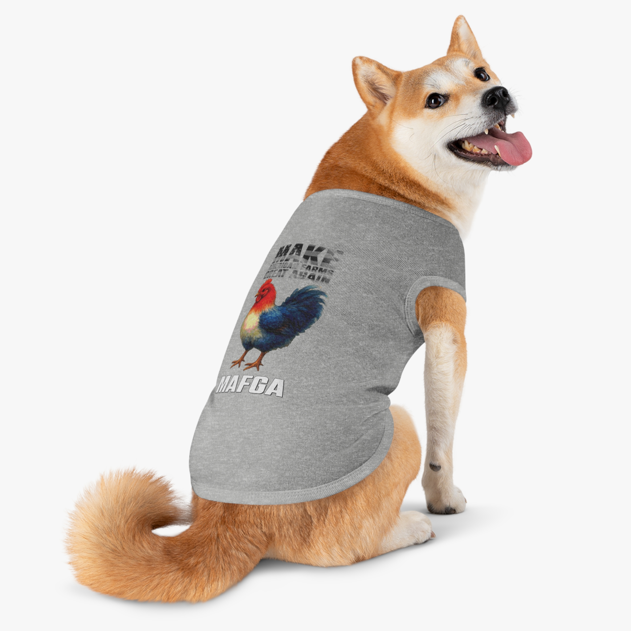 Colorful Rooster Pet Tank Top, Cute Dog Shirt, Funny Pet Apparel, Summer Pet Outfit, Gift for Pet Lovers, Cute Animal Clothing - Image 30