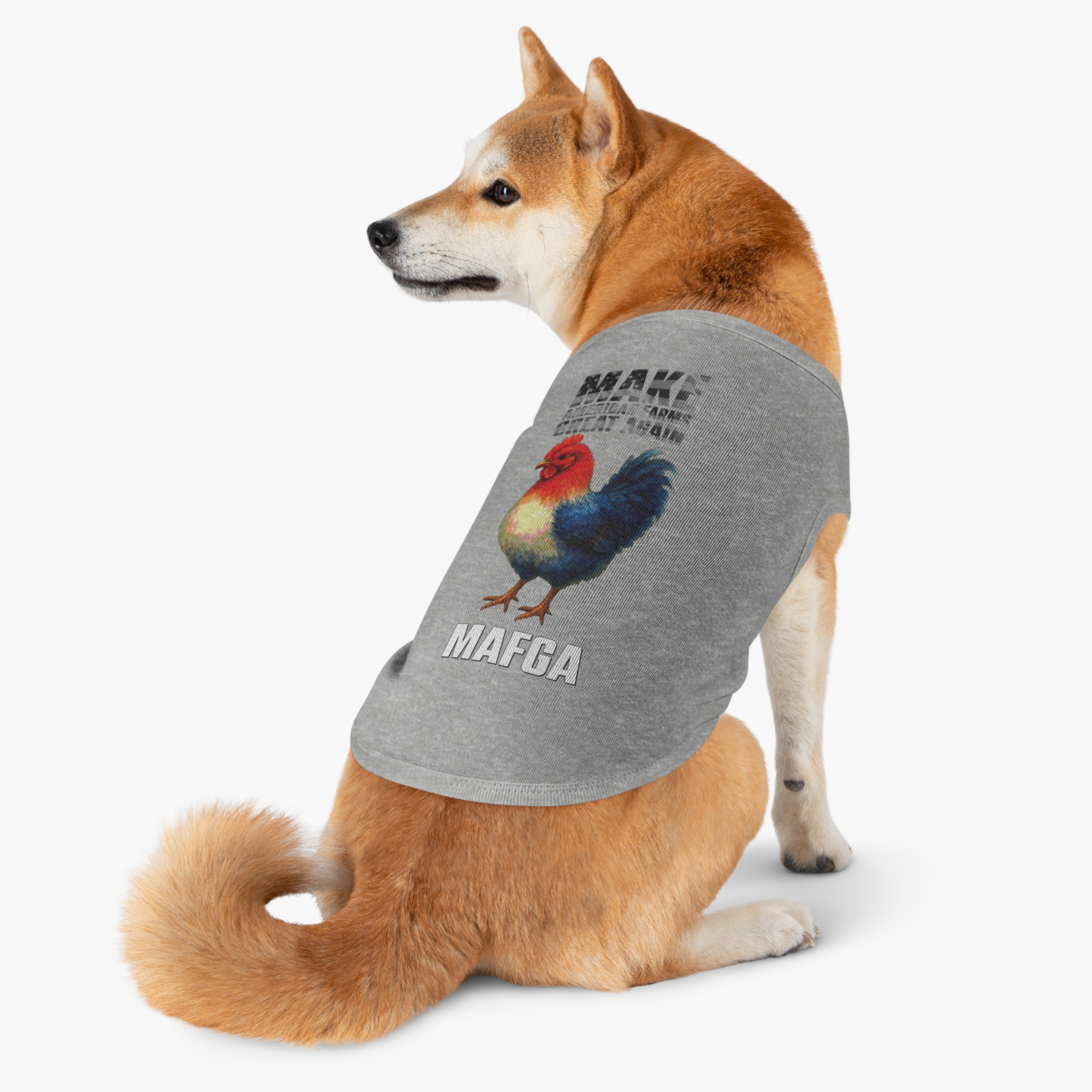 Colorful Rooster Pet Tank Top, Cute Dog Shirt, Funny Pet Apparel, Summer Pet Outfit, Gift for Pet Lovers, Cute Animal Clothing - Image 18