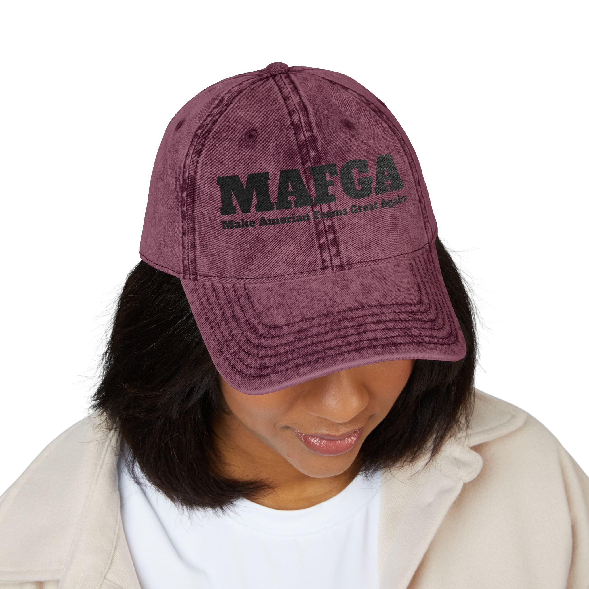 Embroidered Cap - Make American Farms Great Again - Image 12
