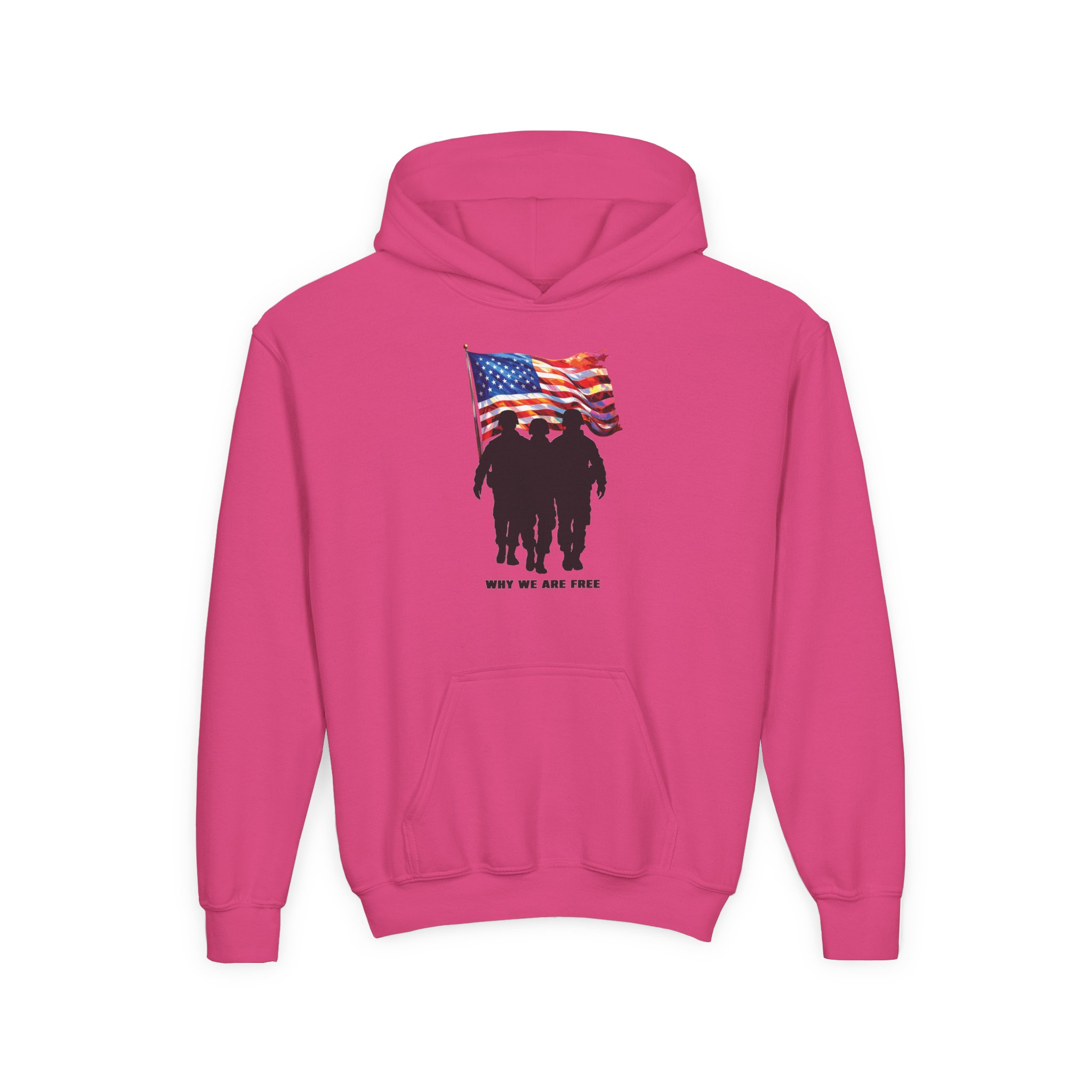 USA Spirit Youth Hoodie Sweatshirt - Image 57