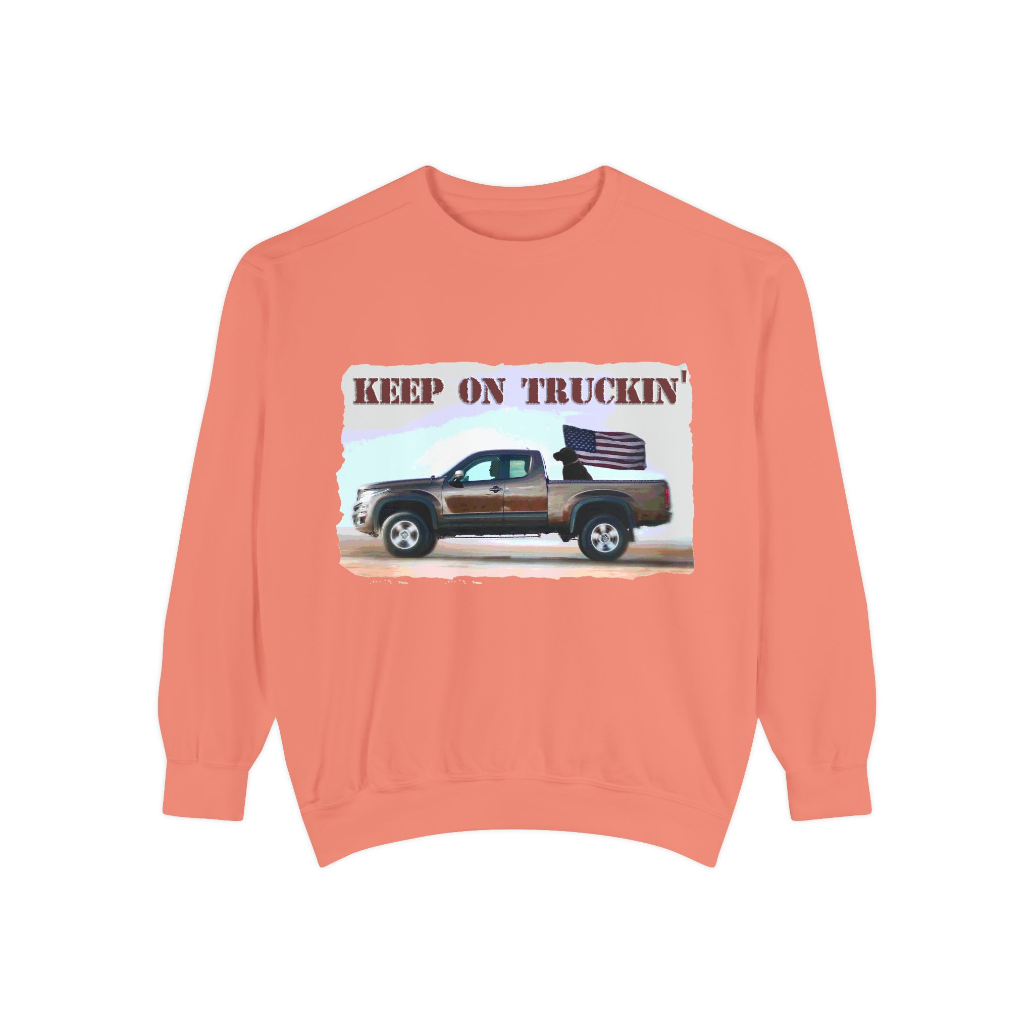 Sweatshirt Keep On Truckin' Vintage Unisex - Image 5