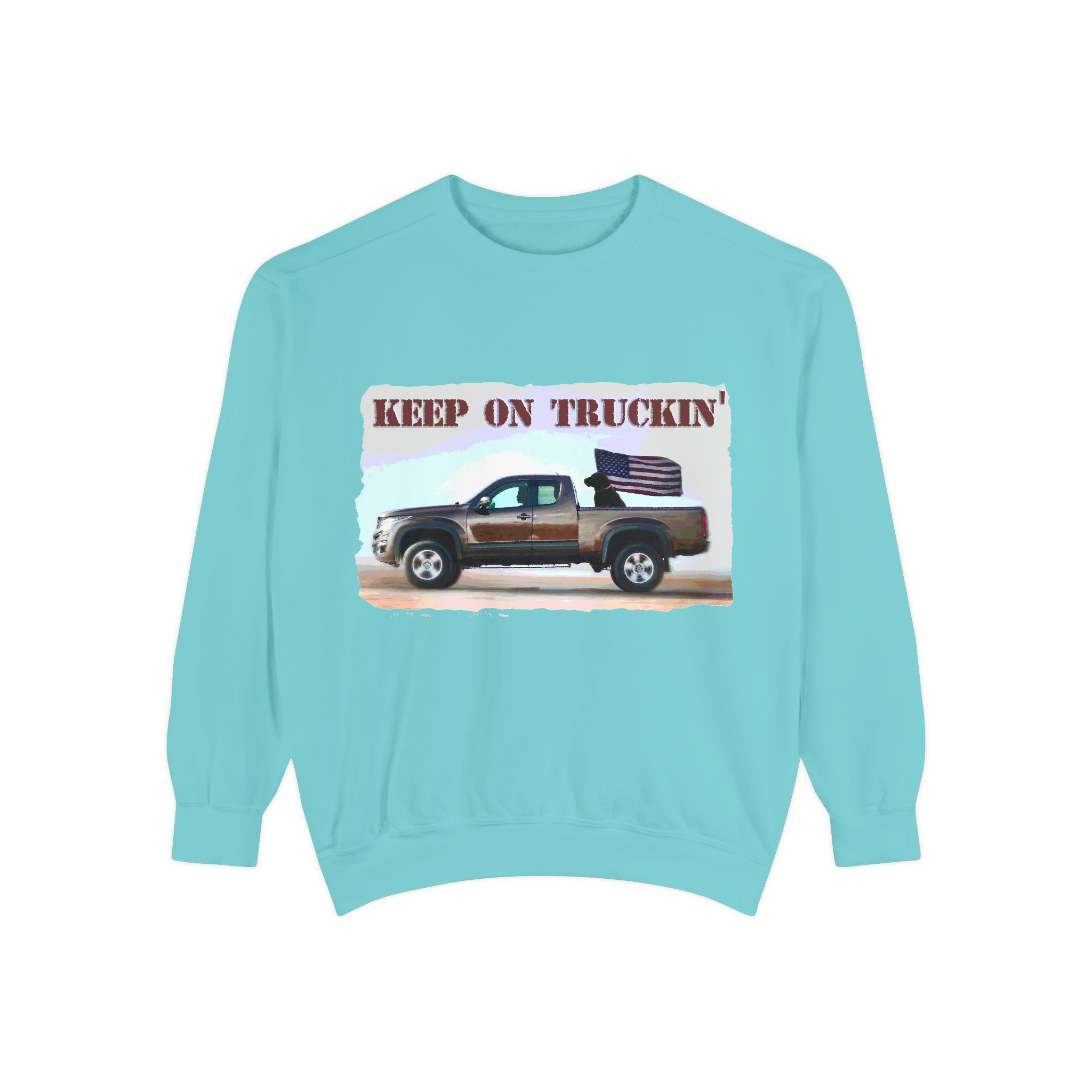 Sweatshirt Keep On Truckin' Vintage Unisex - Image 21