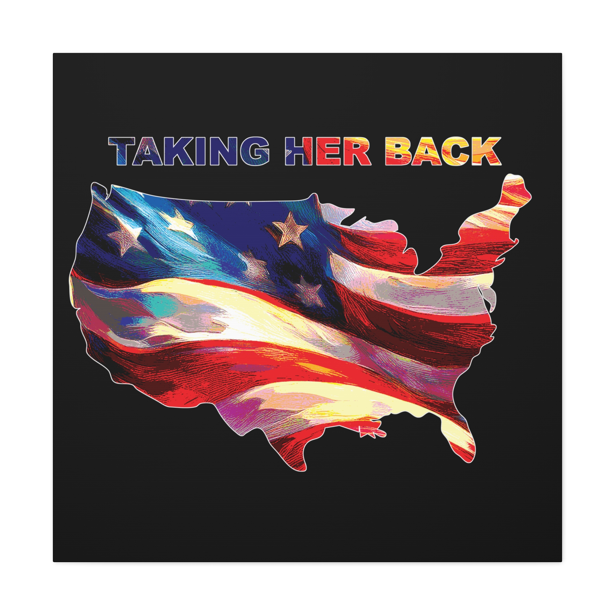 Canvas Print - 'Keep America Alive' Patriotic Home Decor - Image 237