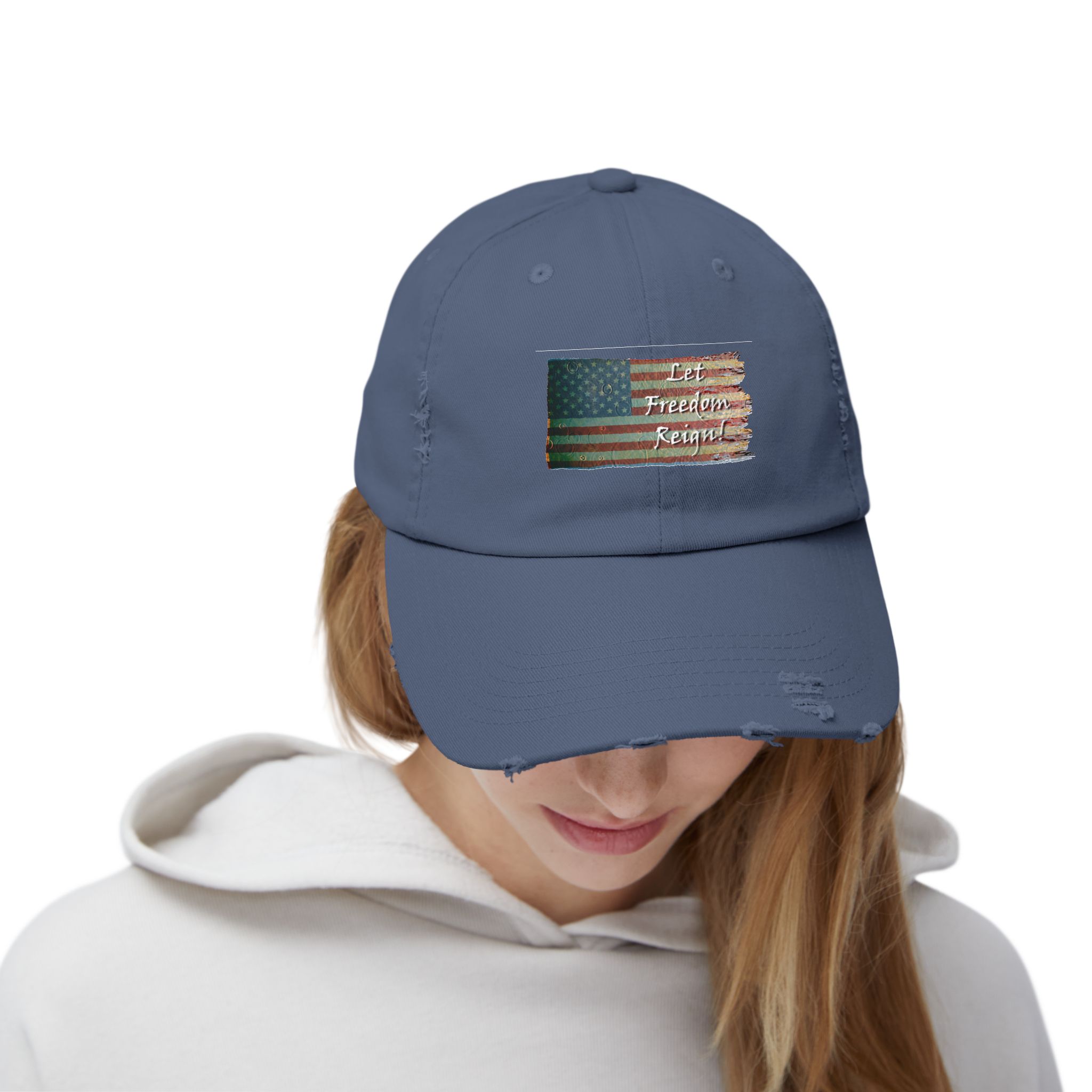 Distressed Cap — Vintage Worn-Look Baseball Hat - Image 20