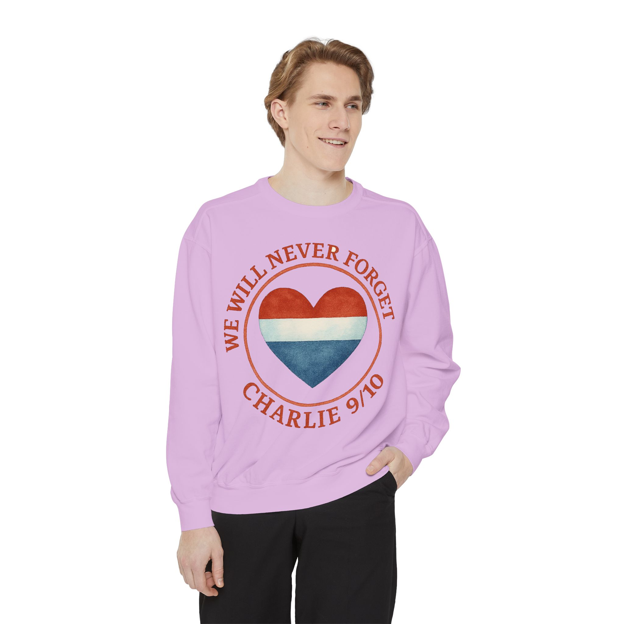 Sweatshirt - Never Forget Charlie Kirk Patriotic Tribute - Image 67