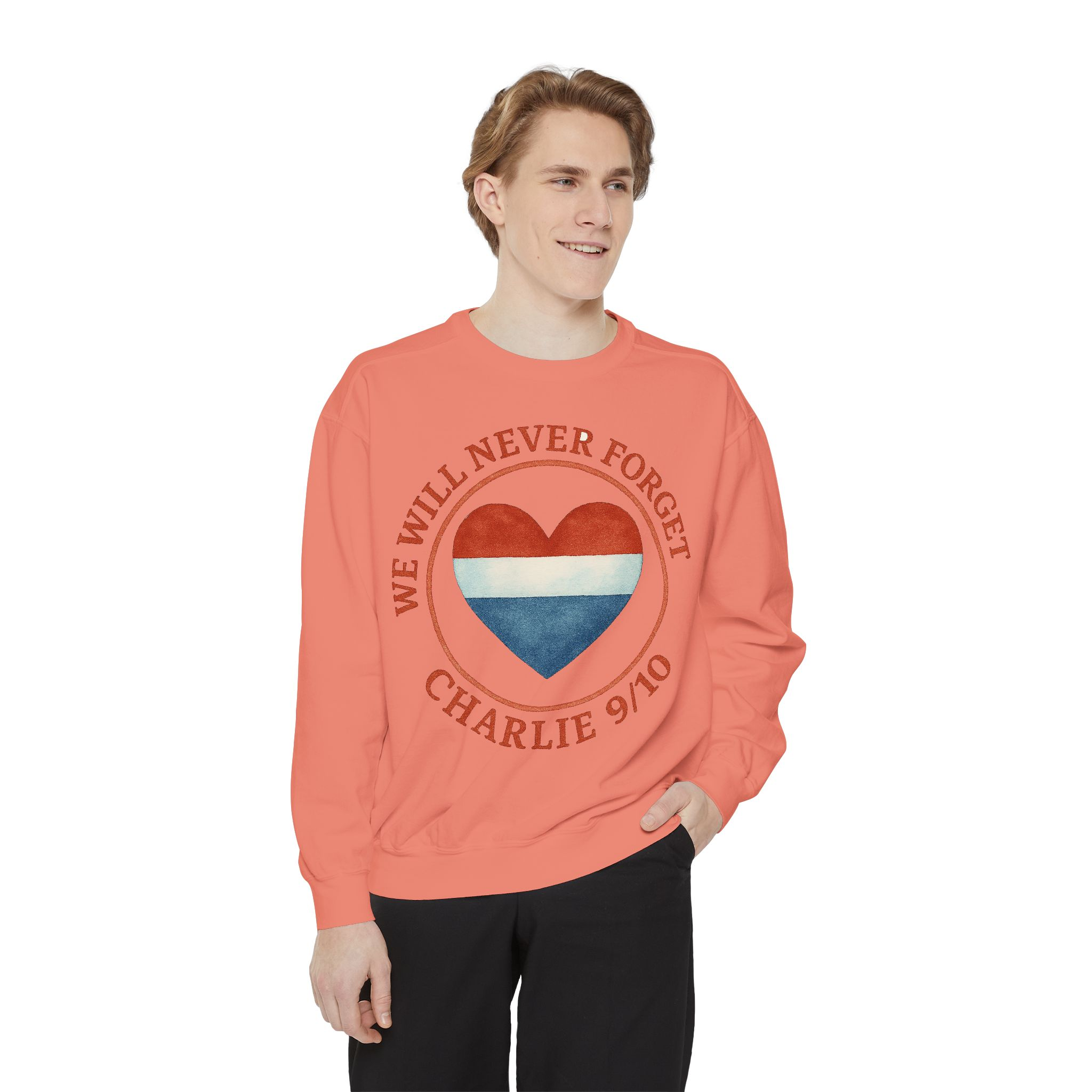 Sweatshirt - Never Forget Charlie Kirk Patriotic Tribute - Image 7
