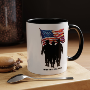 Patriotic Accent Coffee Mug — Stars & Stripes 11/15oz