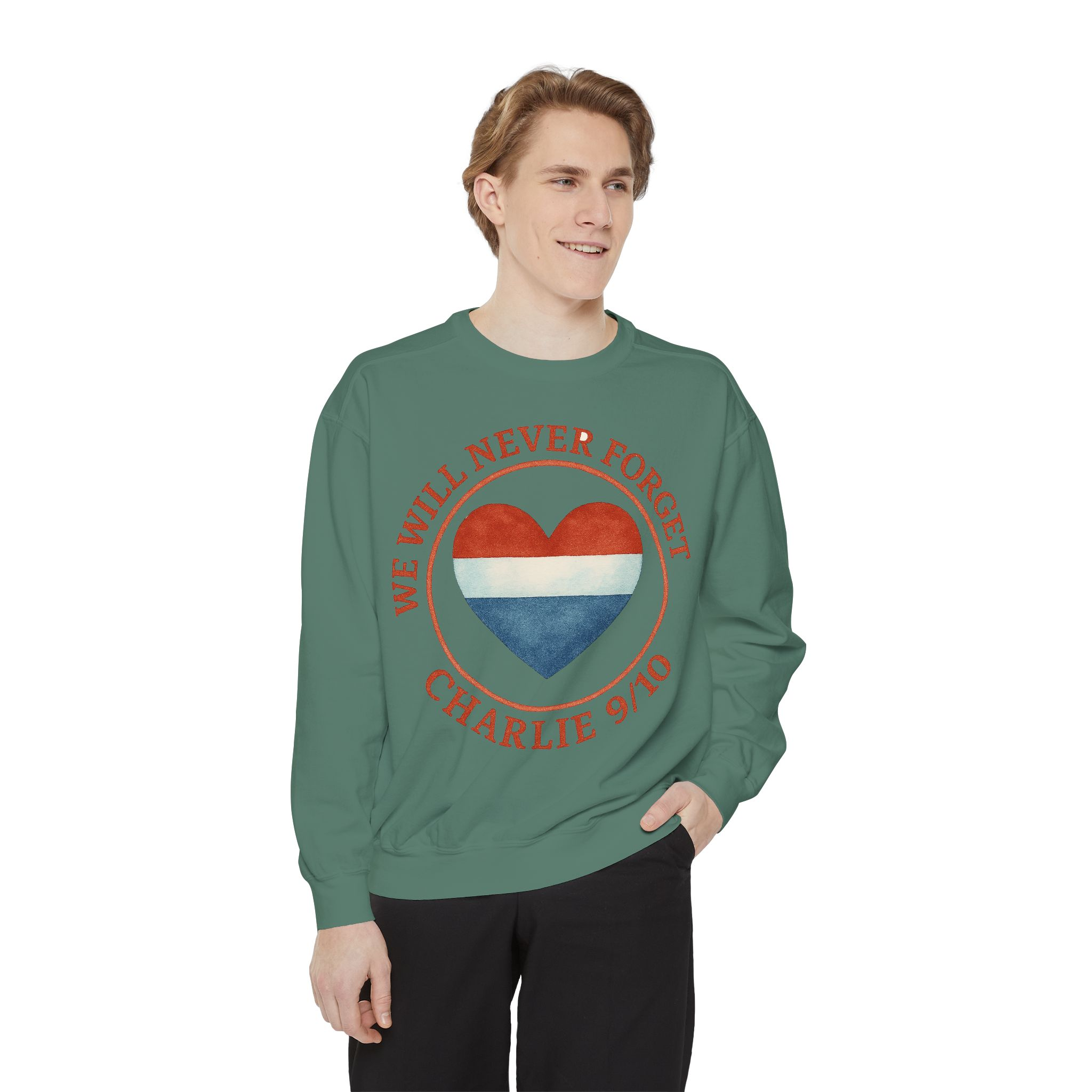Sweatshirt - Never Forget Charlie Kirk Patriotic Tribute - Image 27