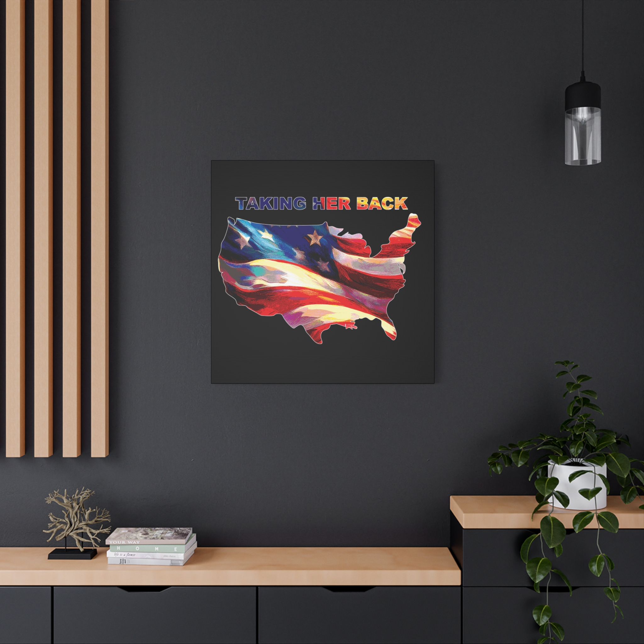Canvas Print - 'Keep America Alive' Patriotic Home Decor - Image 236