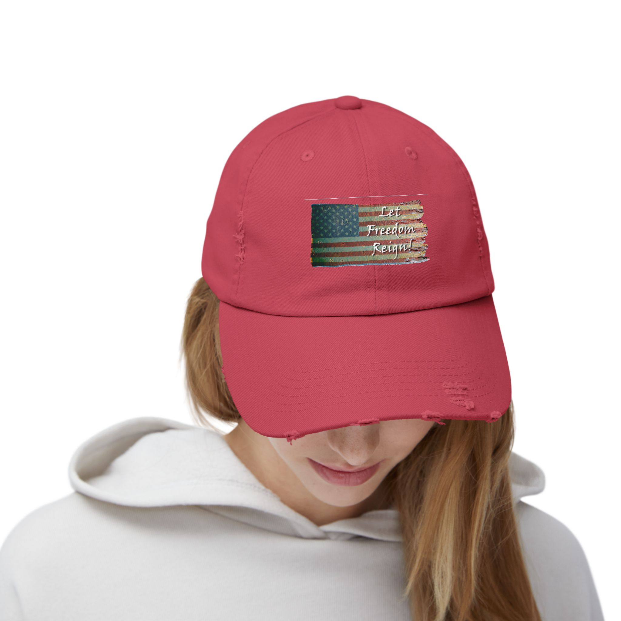 Distressed Cap — Vintage Worn-Look Baseball Hat - Image 32