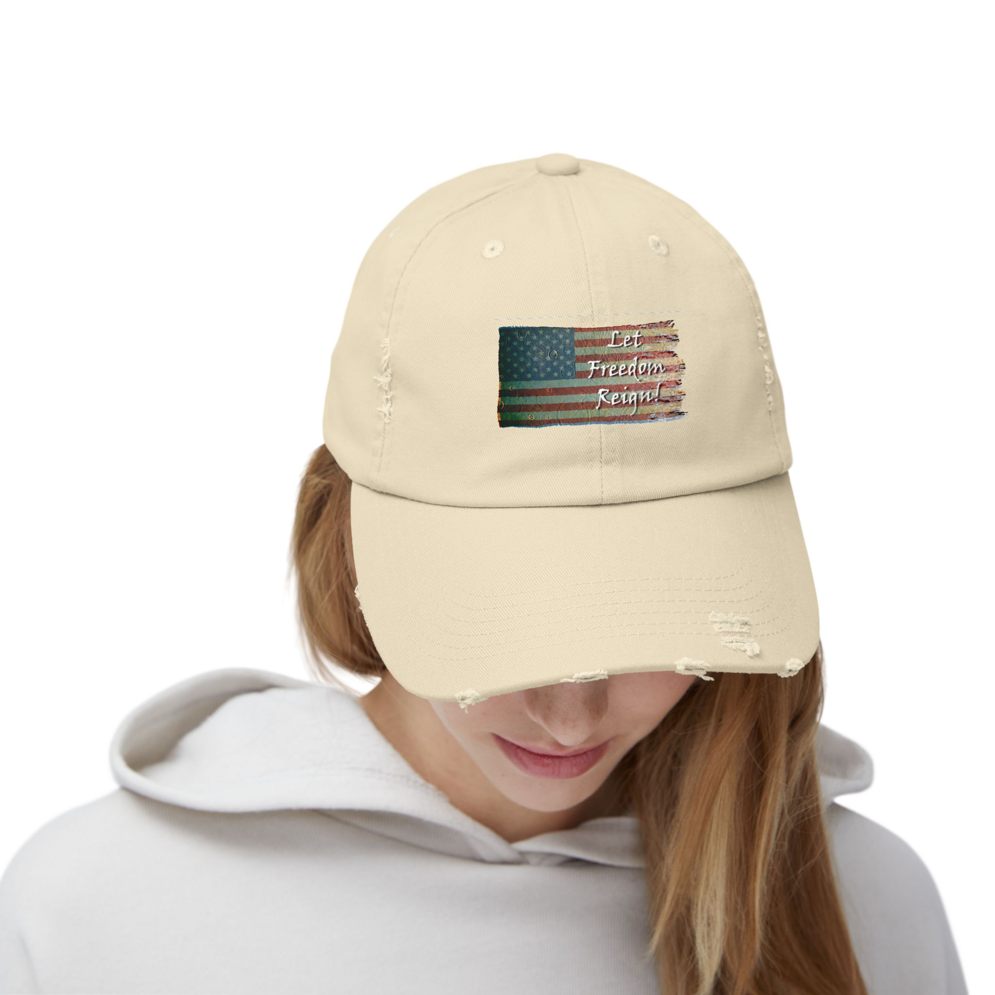 Distressed Cap — Vintage Worn-Look Baseball Hat - Image 8