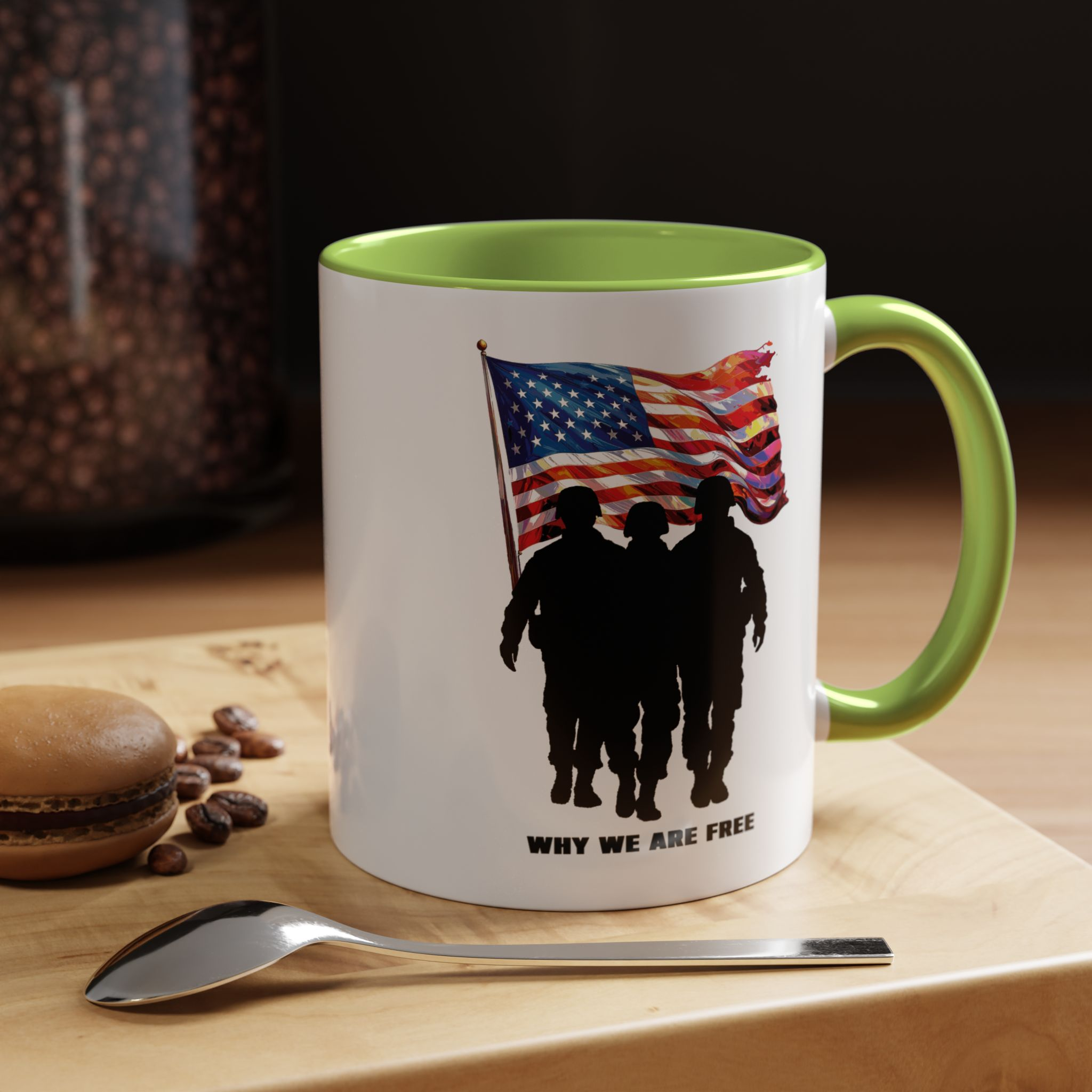 Patriotic Accent Coffee Mug — Stars & Stripes 11/15oz - Image 13