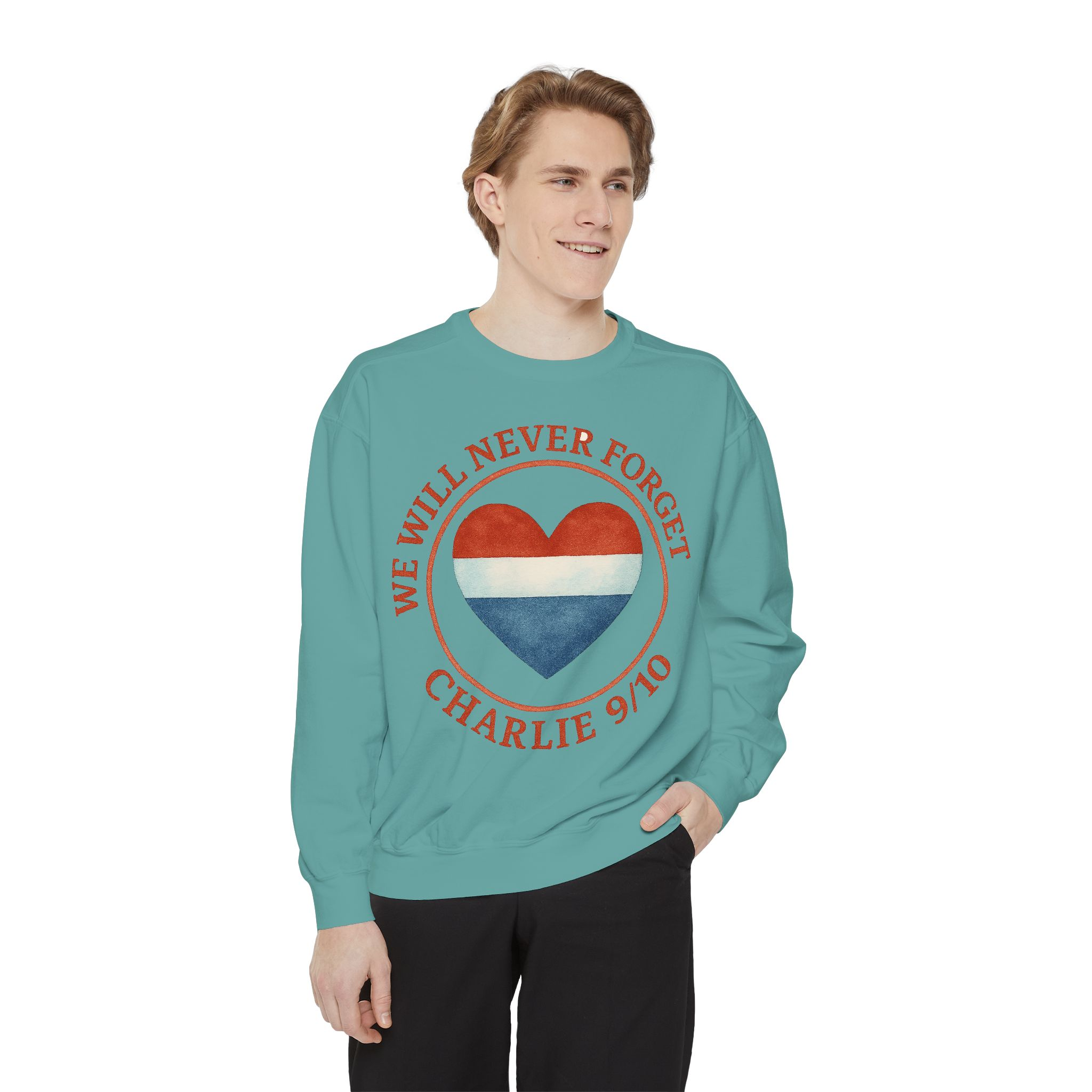 Sweatshirt - Never Forget Charlie Kirk Patriotic Tribute - Image 35