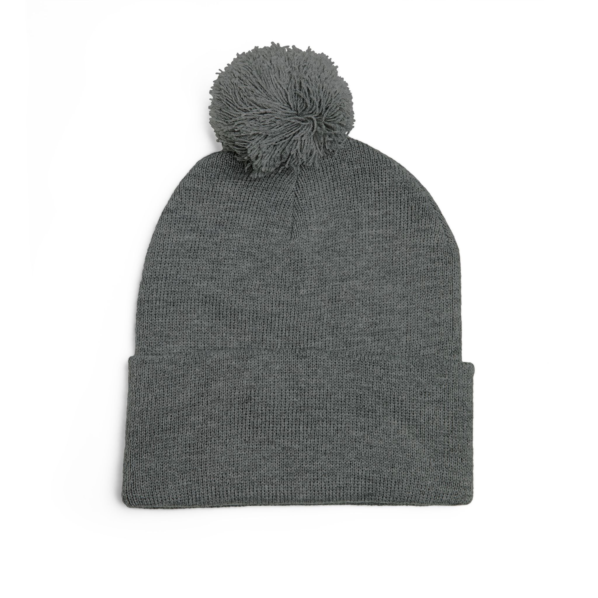 Pom-Pom Knit Cap — "No More Big Brother Stuff!" Embroidered Beanie - Image 24