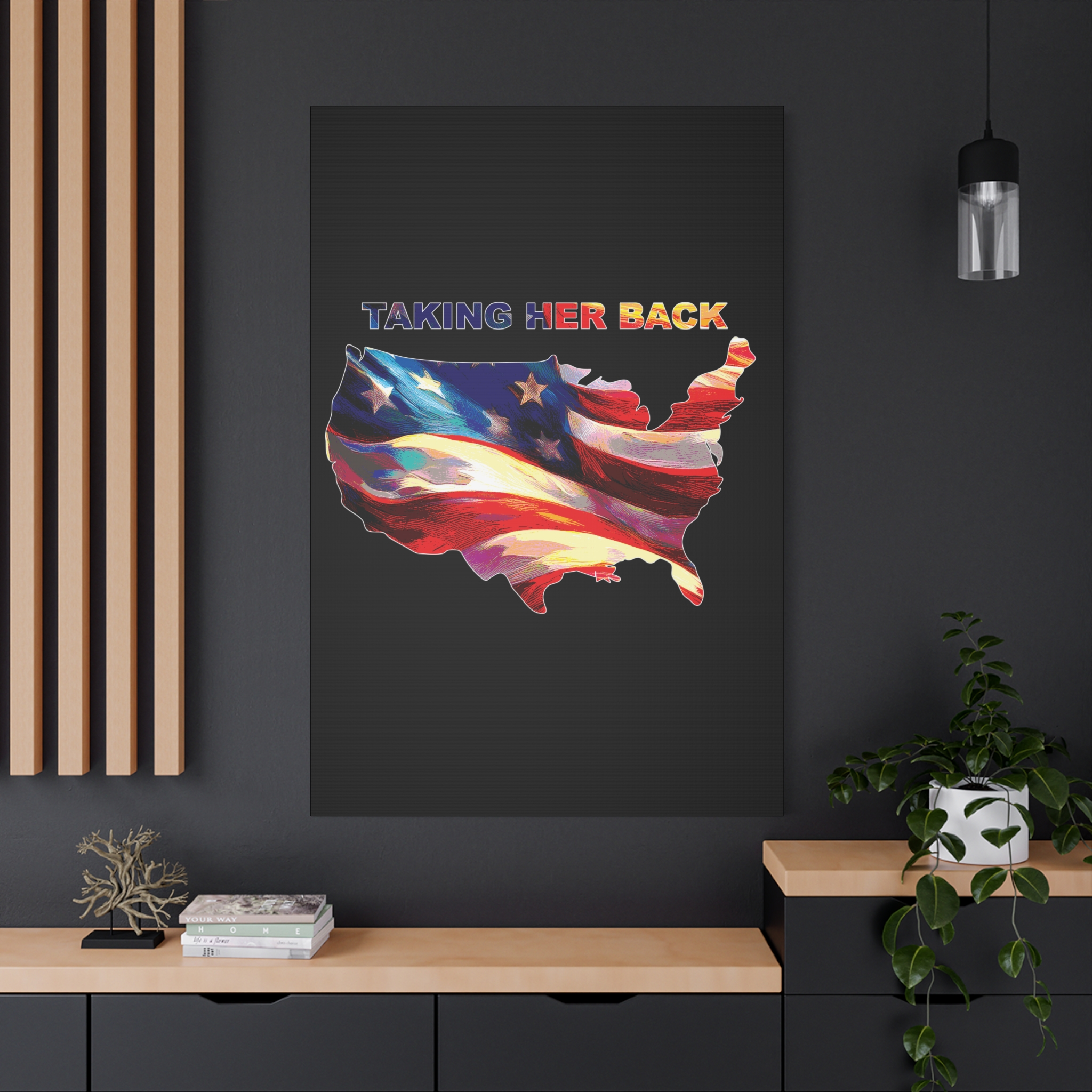 Canvas Print - 'Keep America Alive' Patriotic Home Decor - Image 200