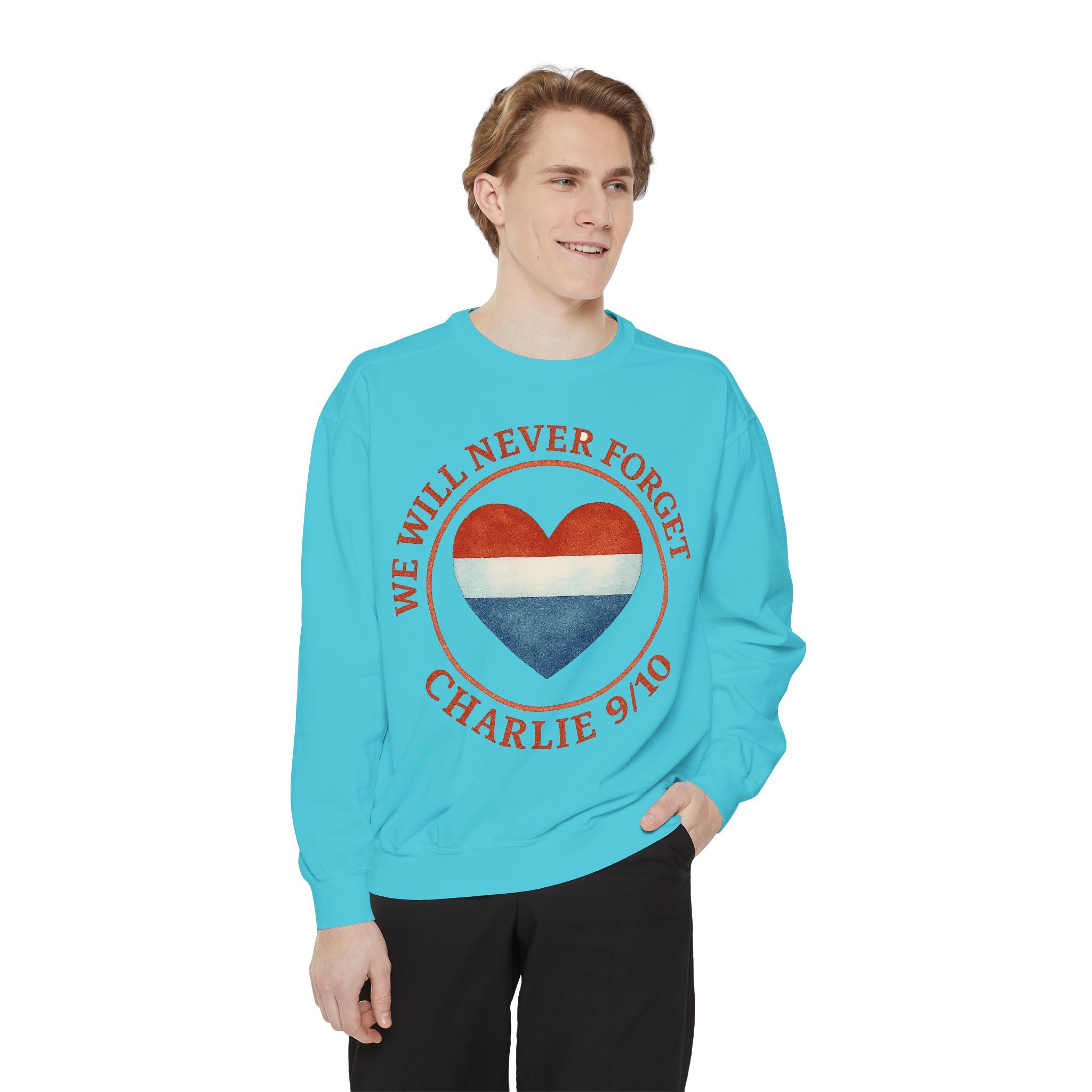 Sweatshirt - Never Forget Charlie Kirk Patriotic Tribute - Image 43