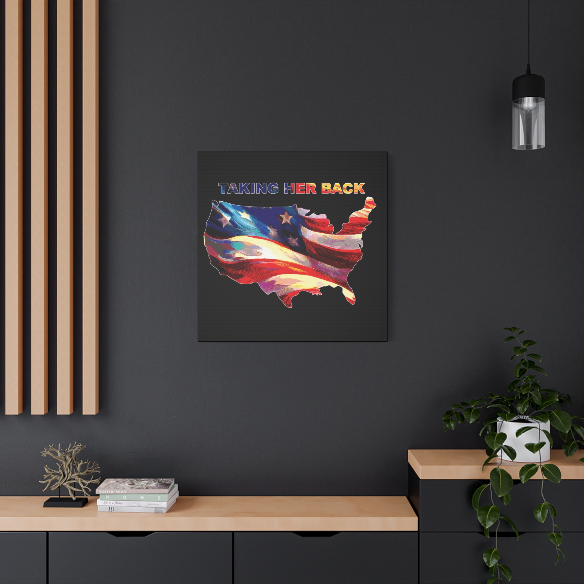 Canvas Print - 'Keep America Alive' Patriotic Home Decor - Image 232