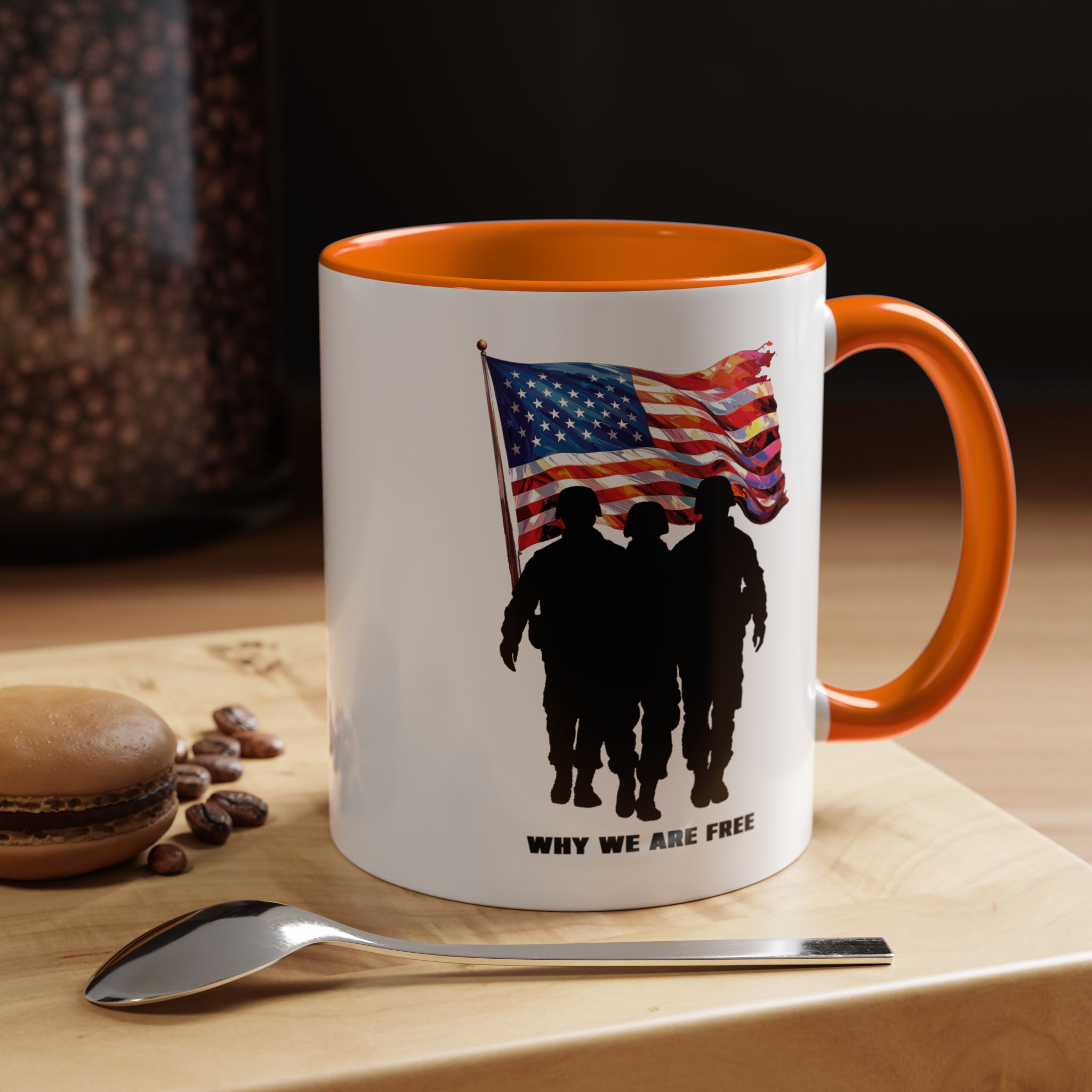 Patriotic Accent Coffee Mug — Stars & Stripes 11/15oz - Image 11