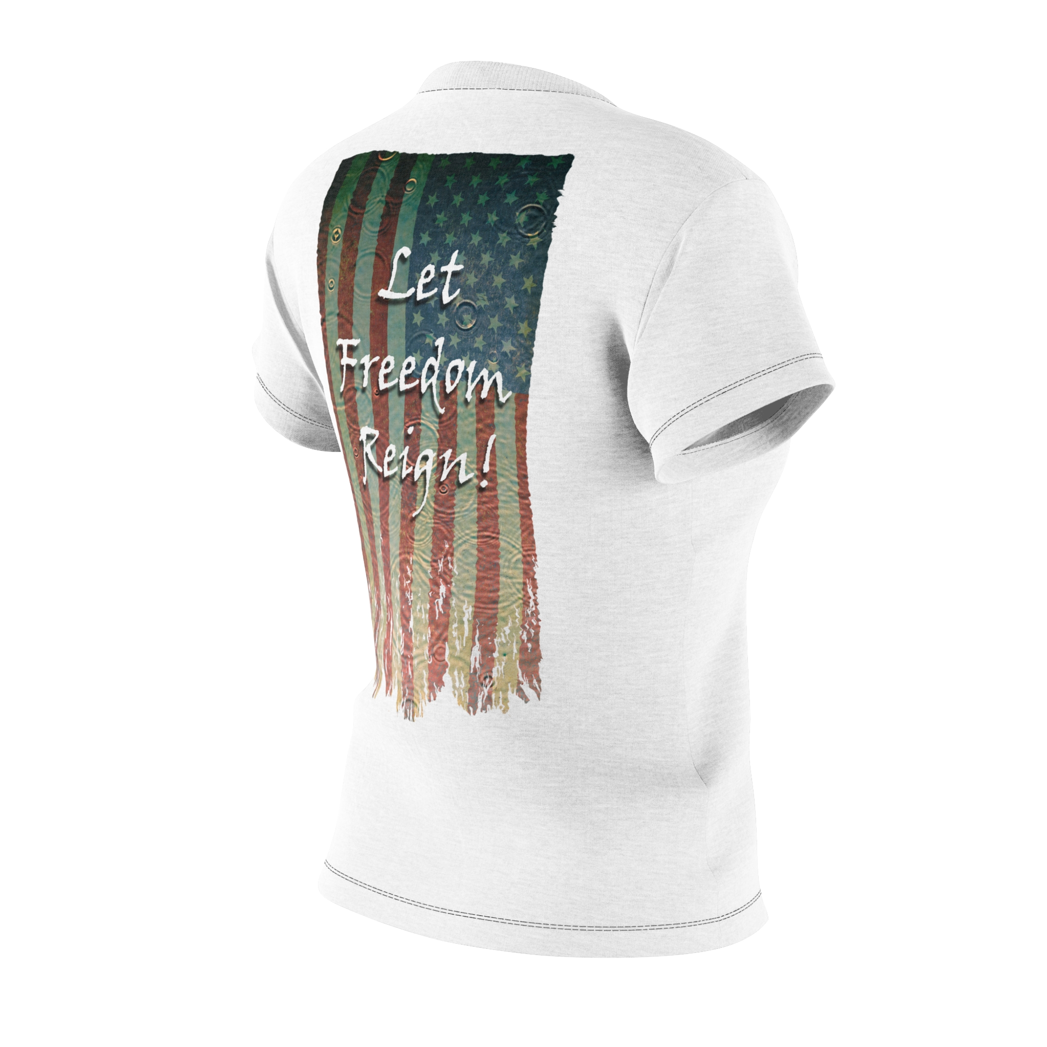 Patriotic Women's T‑Shirt — All‑Over Print USA Flag Tee - Image 5