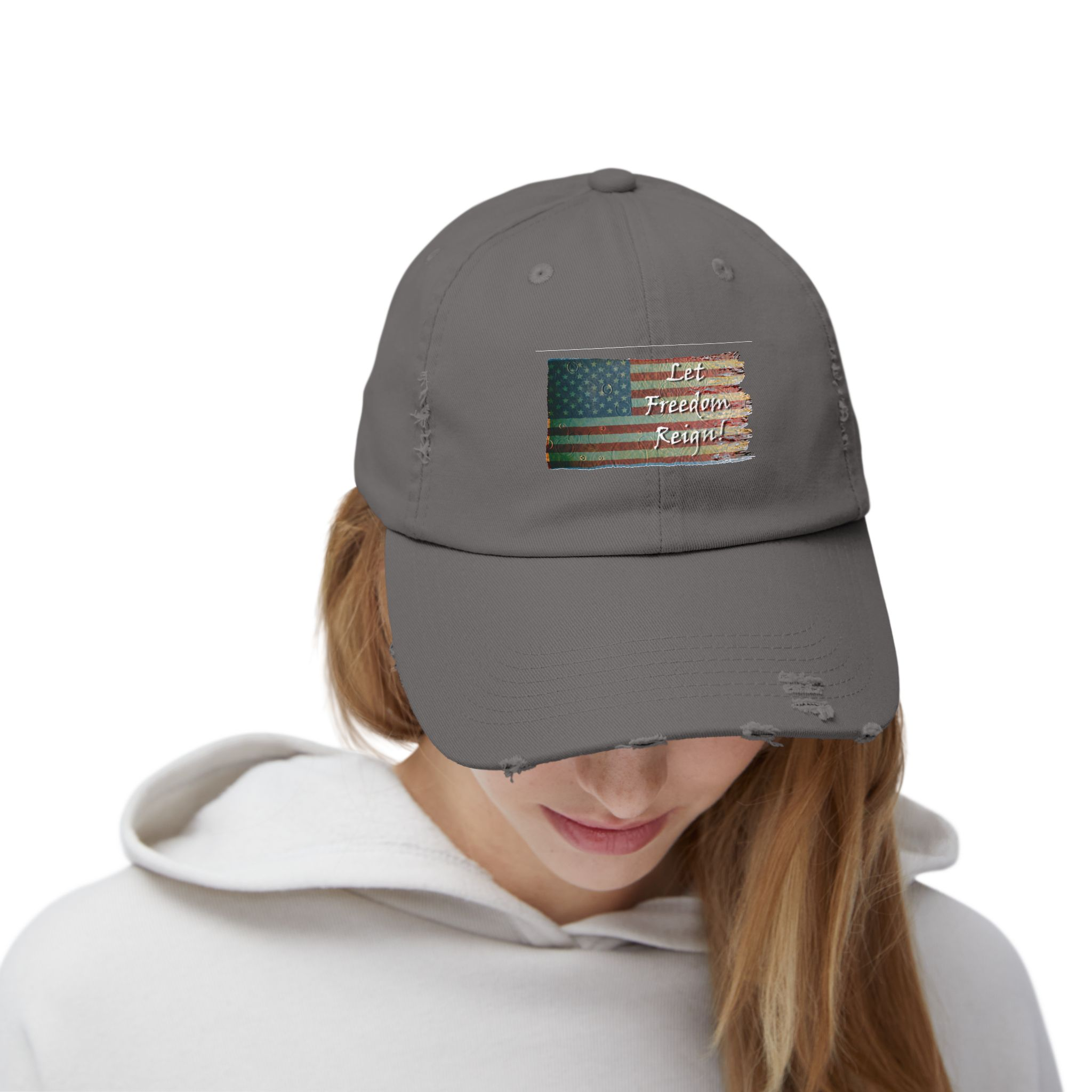 Distressed Cap — Vintage Worn-Look Baseball Hat - Image 24