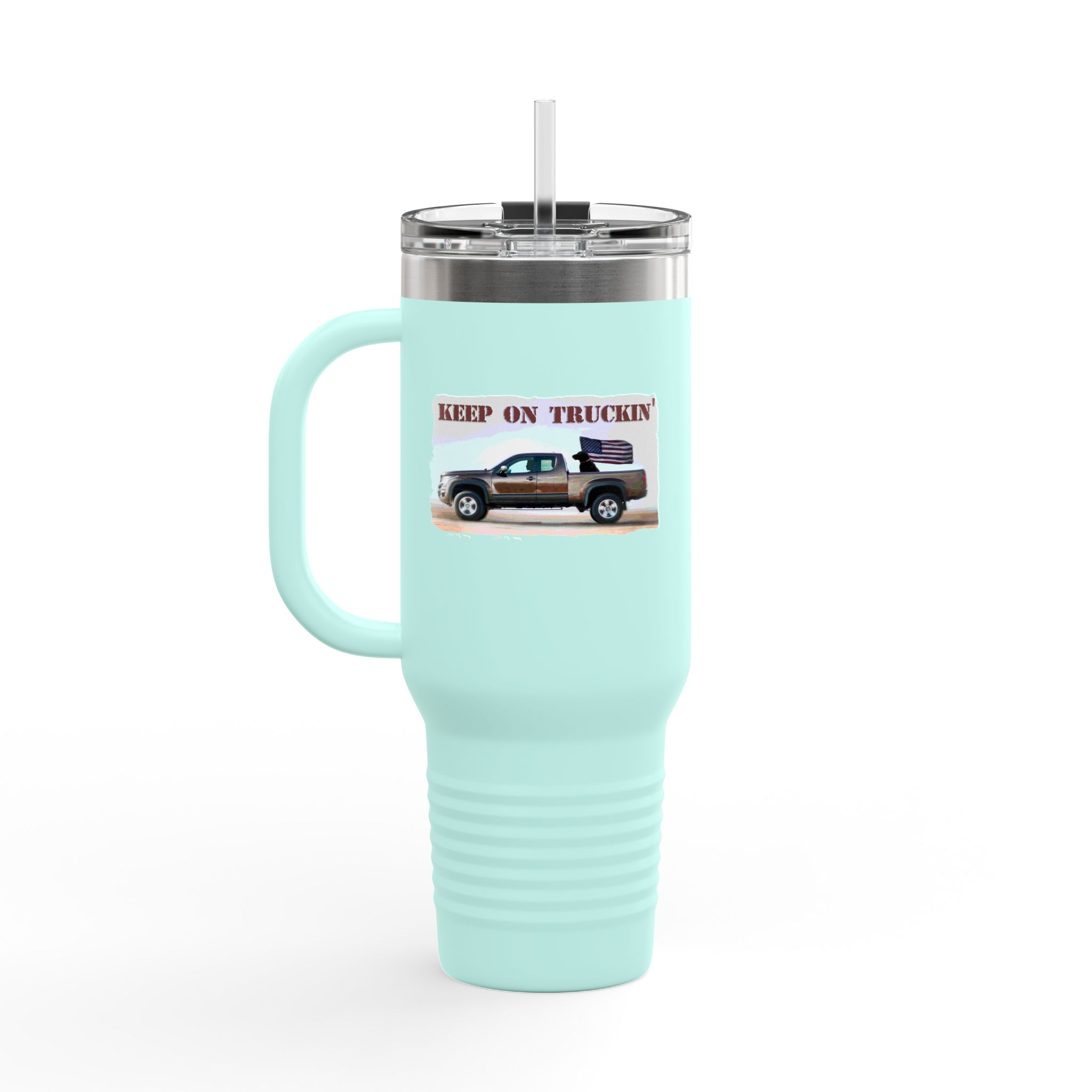 Travel Mug Keep on Truckin' Insulated 40oz - Image 6