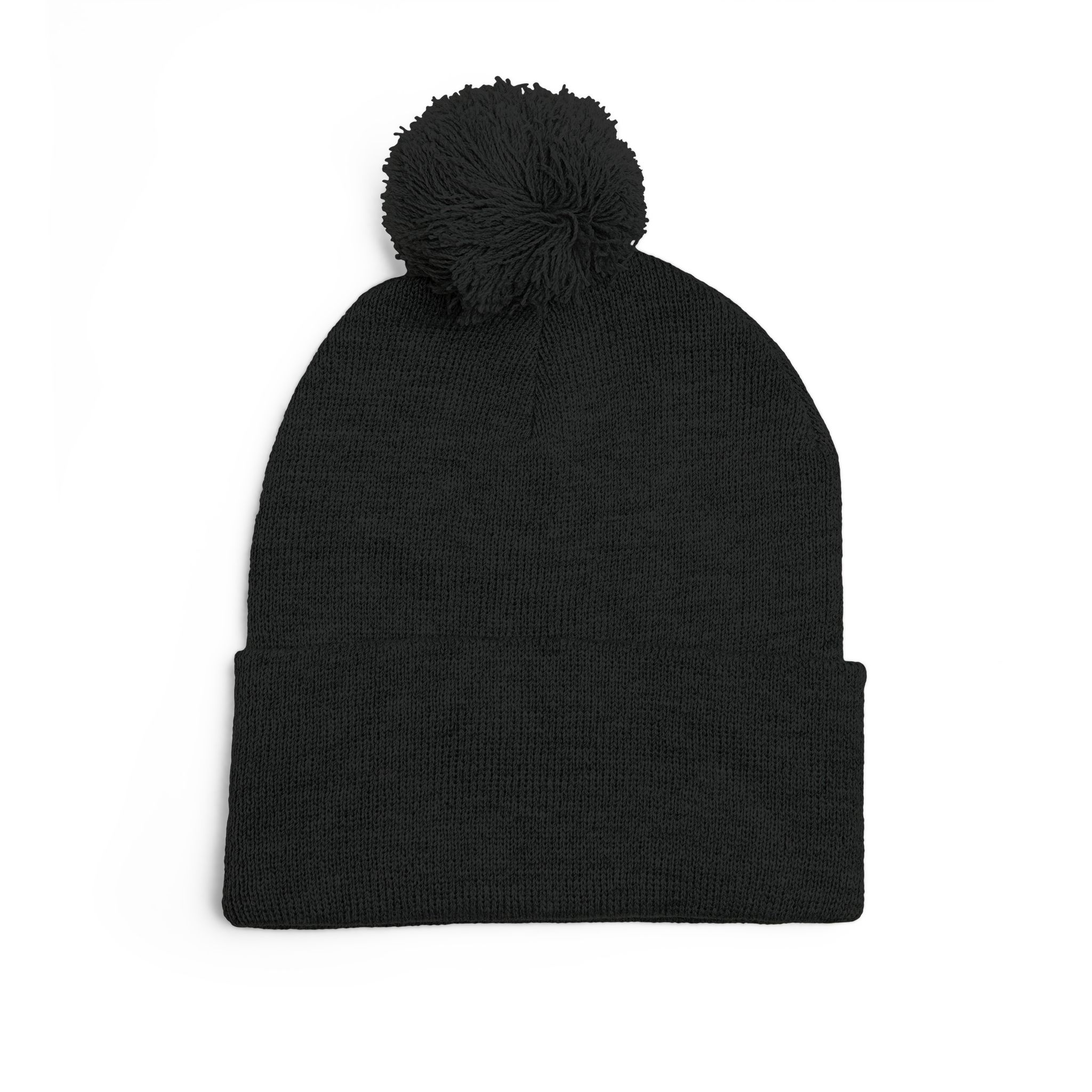 Pom-Pom Knit Cap — "No More Big Brother Stuff!" Embroidered Beanie - Image 14