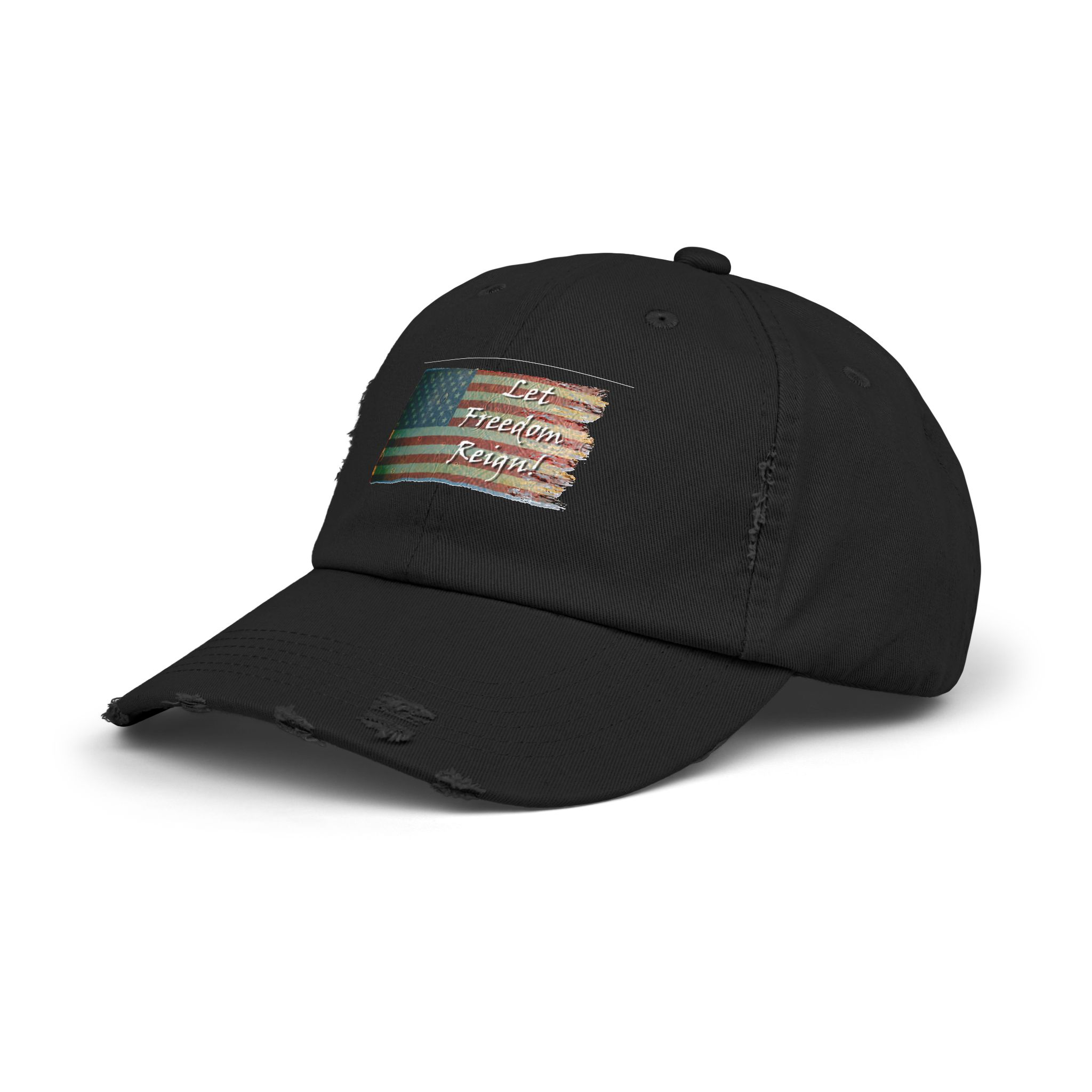 Distressed Cap — Vintage Worn-Look Baseball Hat - Image 2