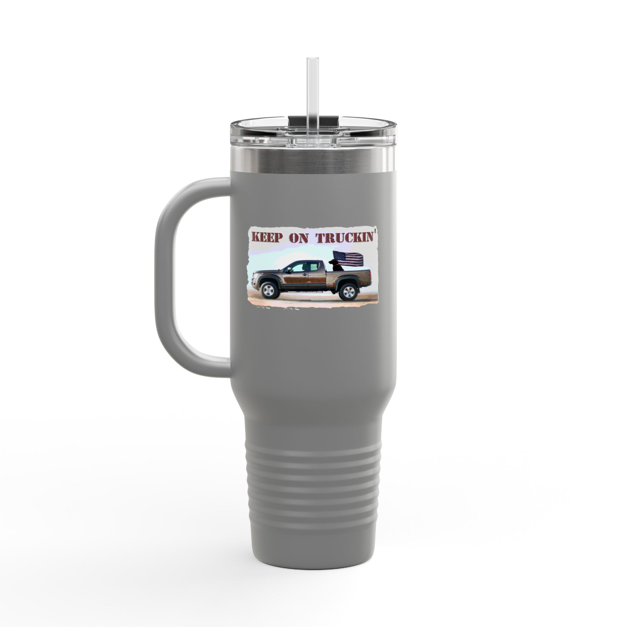 Travel Mug Keep on Truckin' Insulated 40oz - Image 5