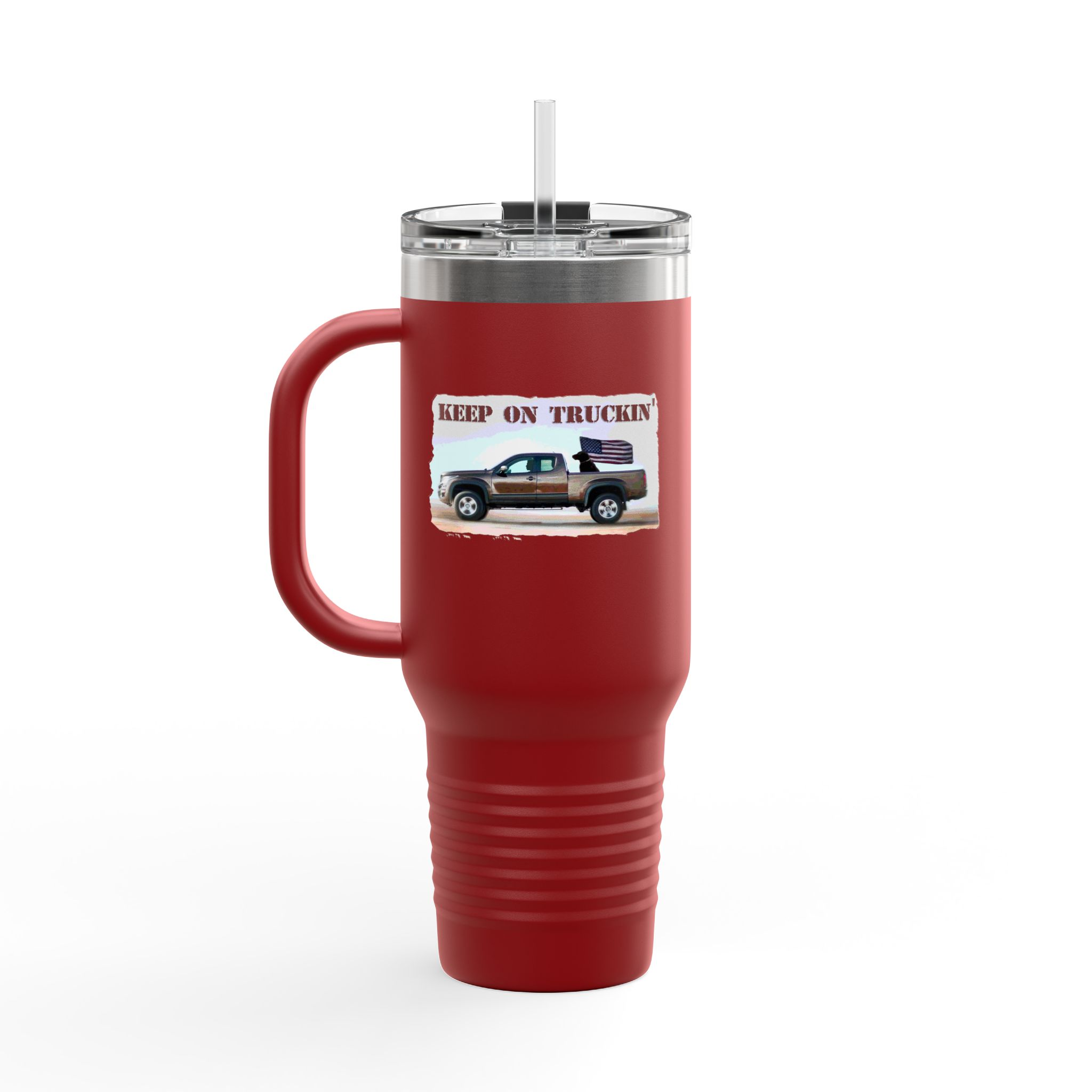 Travel Mug Keep on Truckin' Insulated 40oz - Image 2