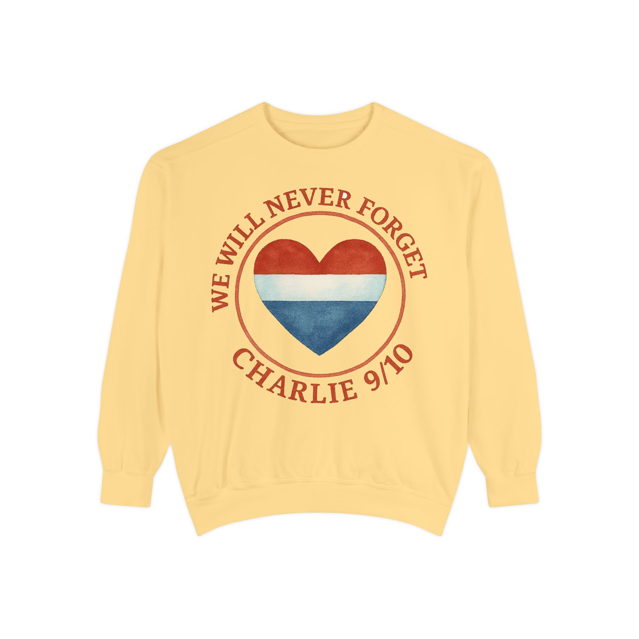 Sweatshirt - Never Forget Charlie Kirk Patriotic Tribute - Image 9