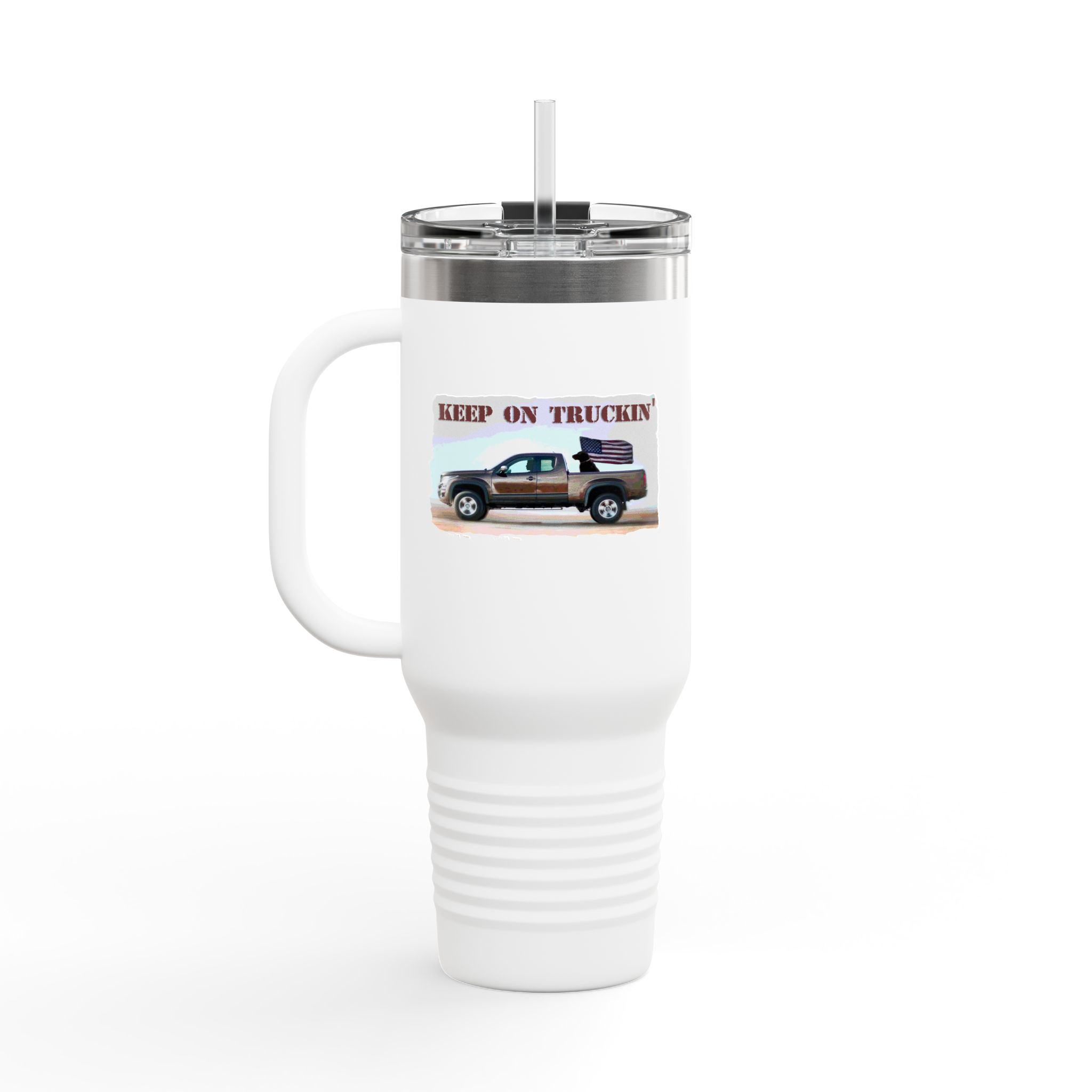Travel Mug Keep on Truckin' Insulated 40oz
