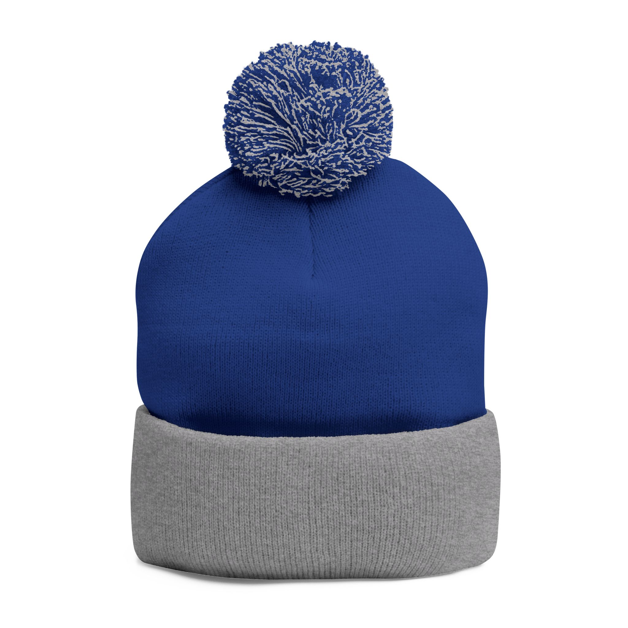 Pom-Pom Knit Cap — "No More Big Brother Stuff!" Embroidered Beanie - Image 7