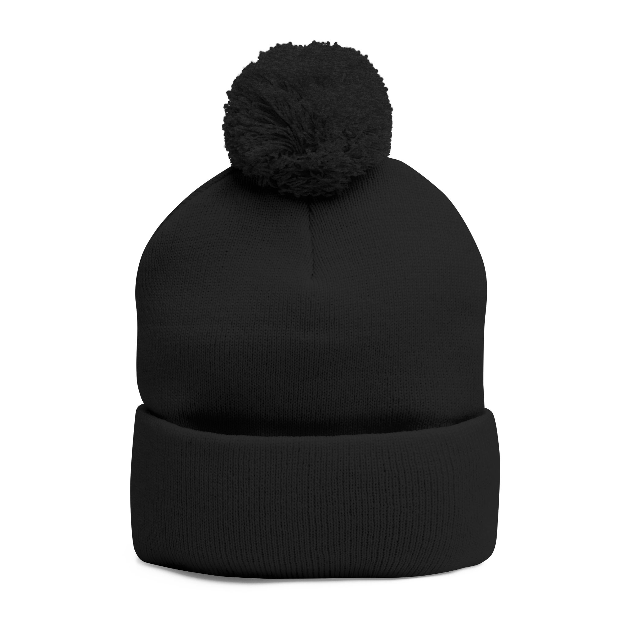 Pom-Pom Knit Cap — "No More Big Brother Stuff!" Embroidered Beanie - Image 12