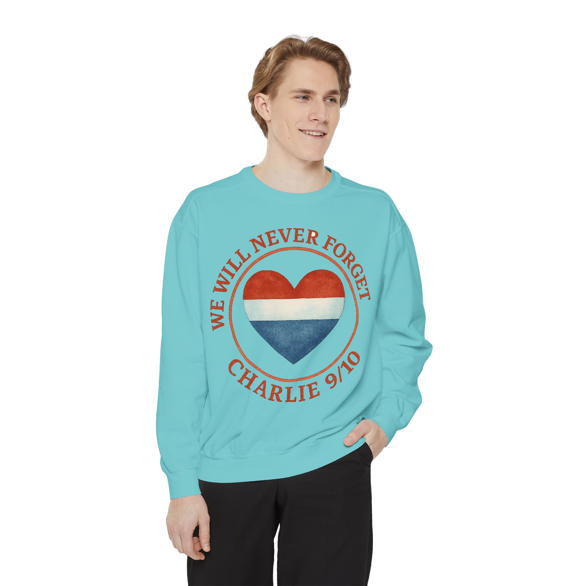Sweatshirt - Never Forget Charlie Kirk Patriotic Tribute - Image 23