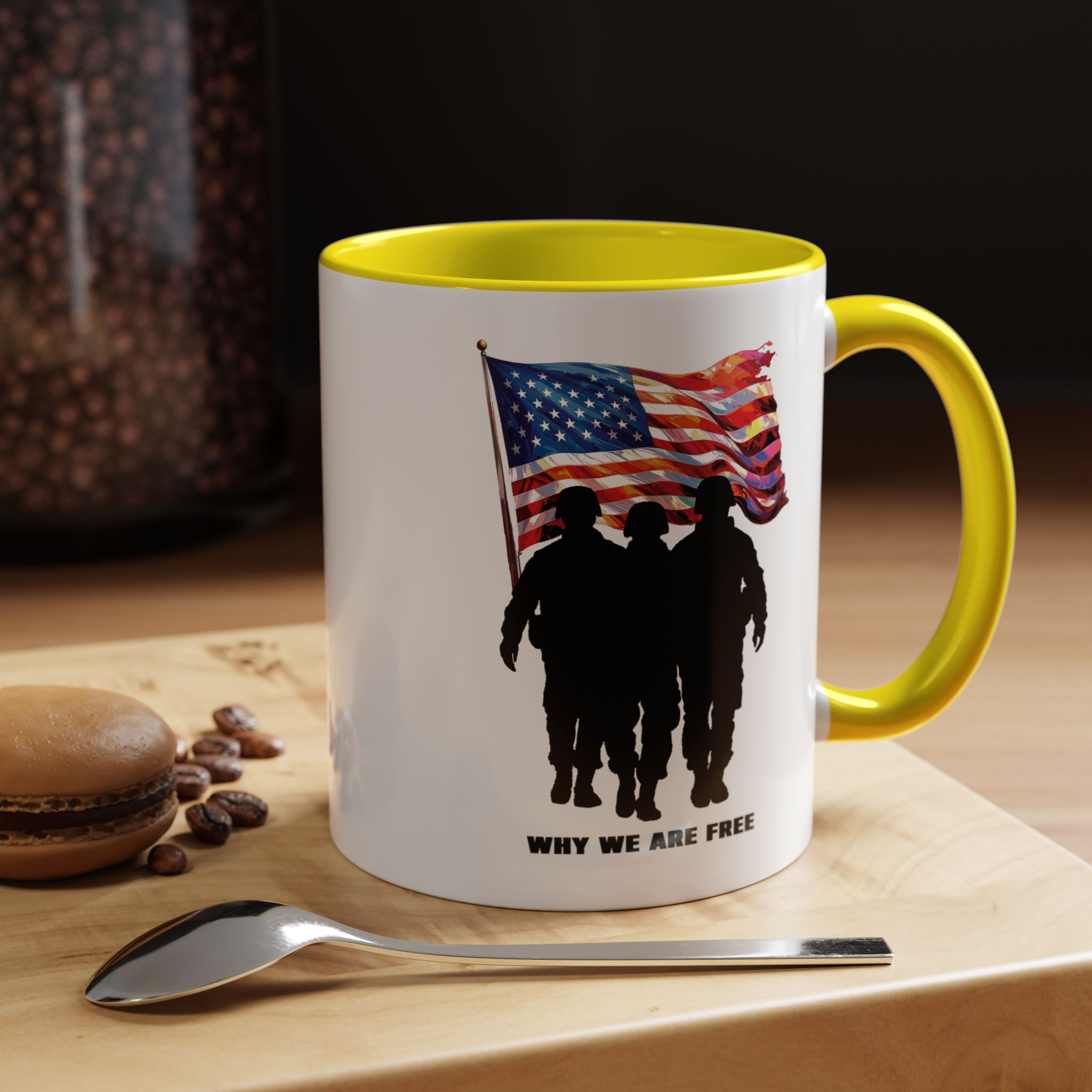 Patriotic Accent Coffee Mug — Stars & Stripes 11/15oz - Image 12
