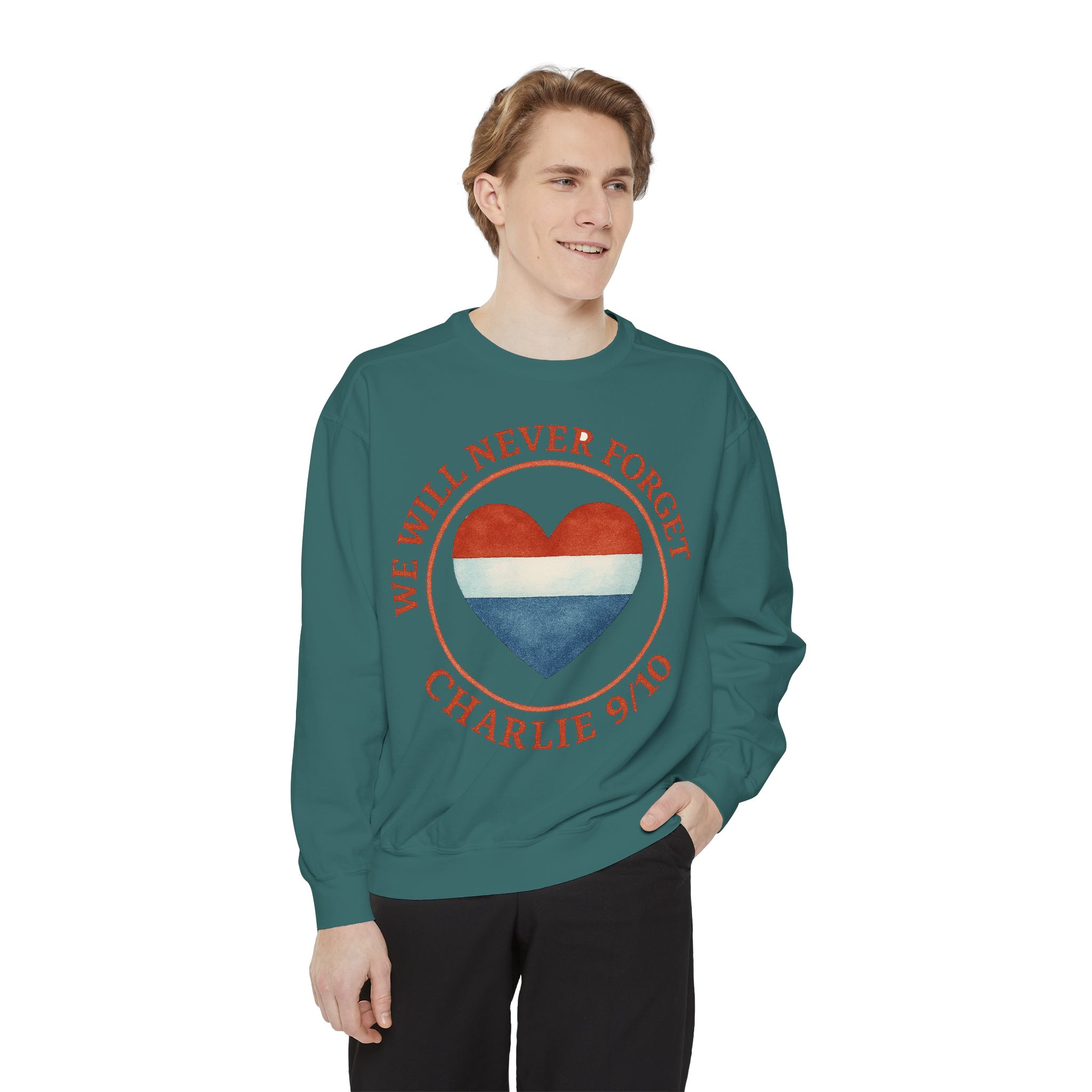 Sweatshirt - Never Forget Charlie Kirk Patriotic Tribute - Image 31